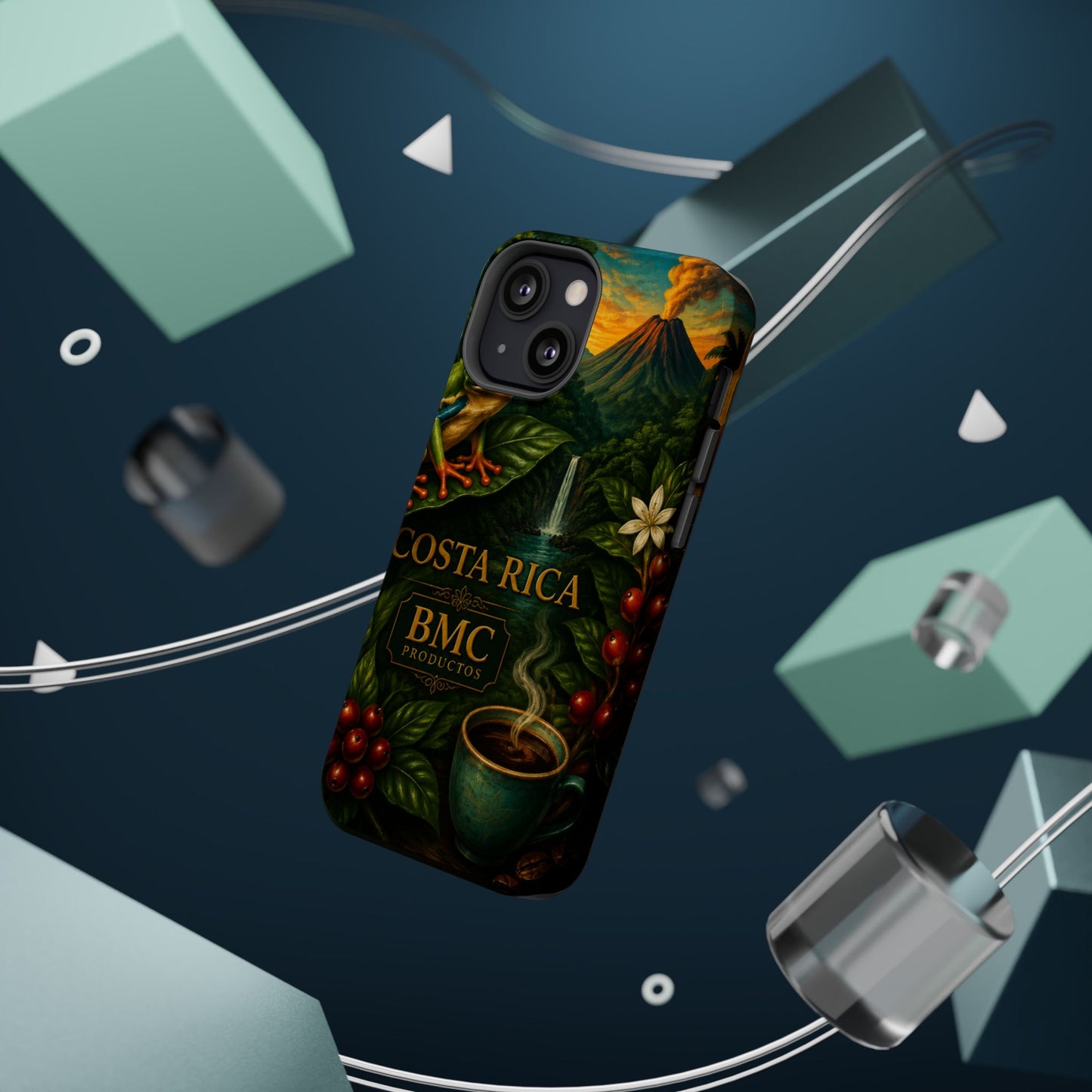 "Funda Magnética Reforzada Magnética Reforzada Costa Rica: Pura Vida entre Volcanes y Selvas 🌋🌴🦜"