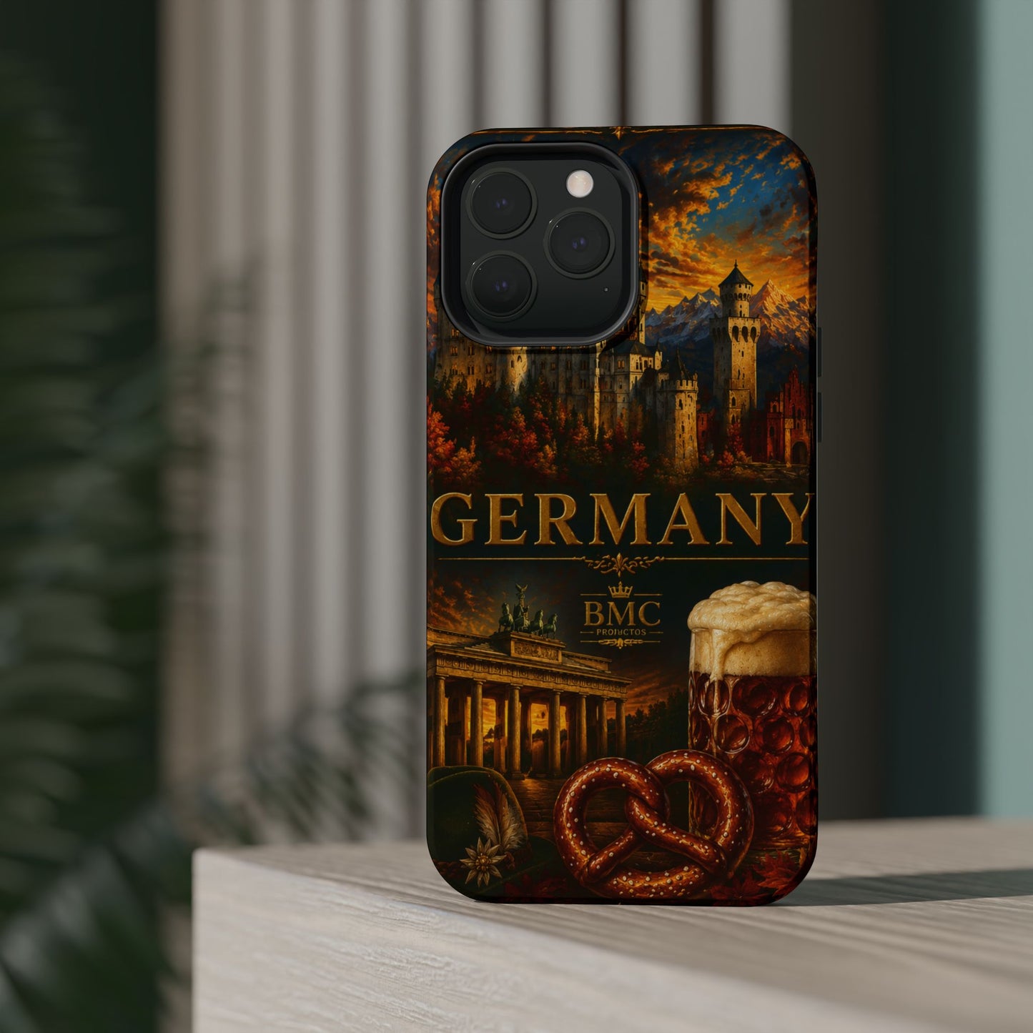 "Funda Magnética Reforzada Alemania: Fortaleza, Historia y Tradición 🎖️🏰🍺"