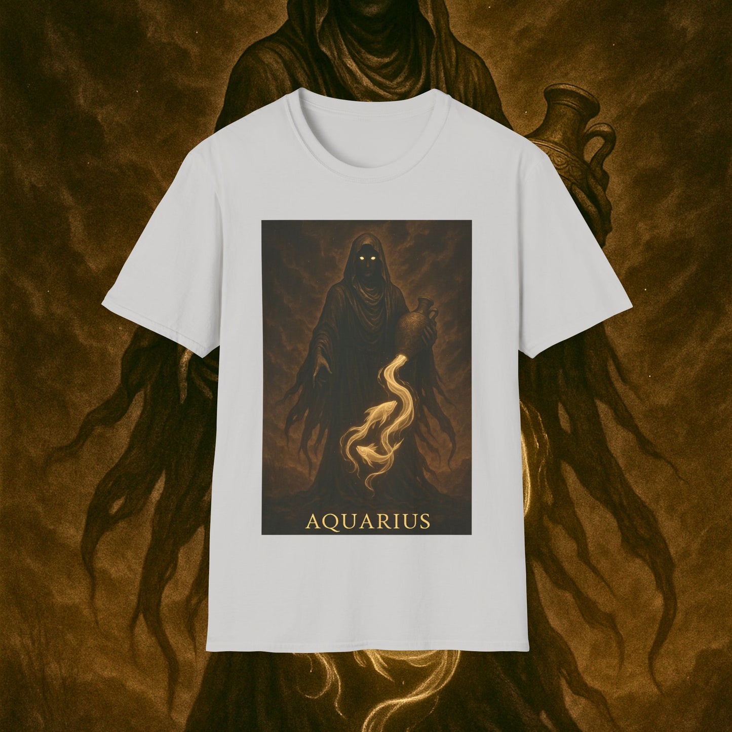"Camiseta ♒ ACUARIO – El Visionario del Cielo y el Agua"