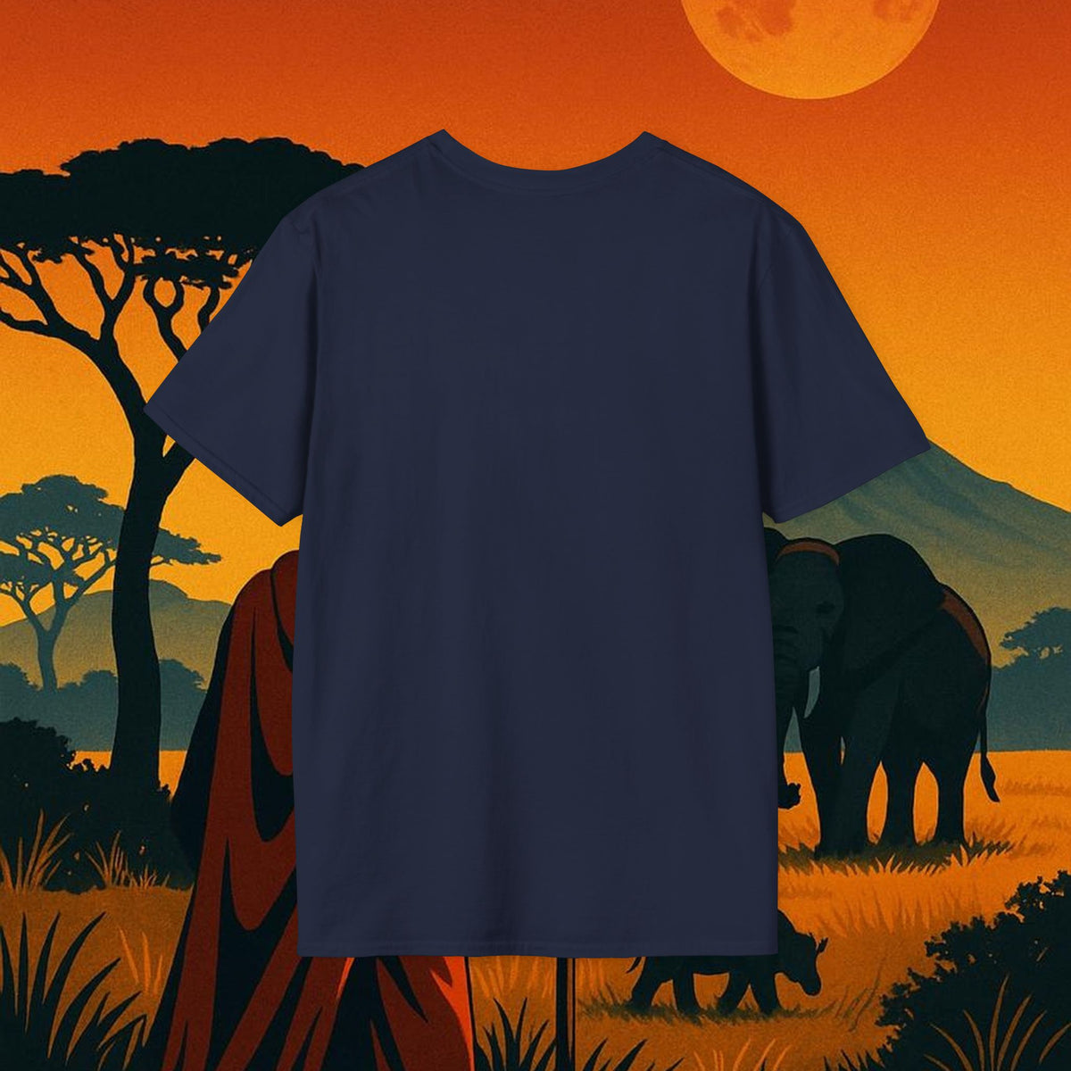 "Camiseta Kenia: Aventura Salvaje y Tierra de Horizontes Infinitos 🦁🌄🏕️"