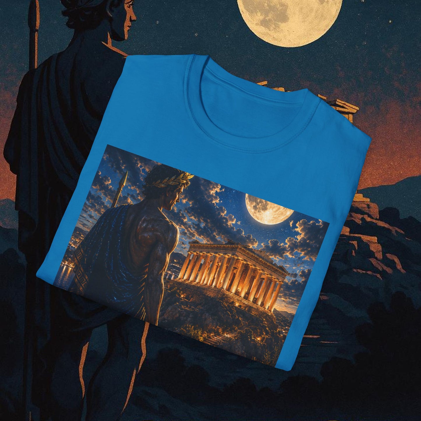 "Camiseta Grecia: Cuna de Dioses, Maravillas y Filosofía 🌊🏛️⚡"