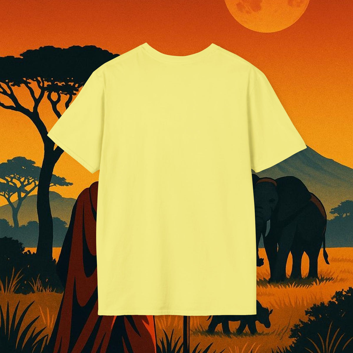 "Camiseta Kenia: Aventura Salvaje y Tierra de Horizontes Infinitos 🦁🌄🏕️"