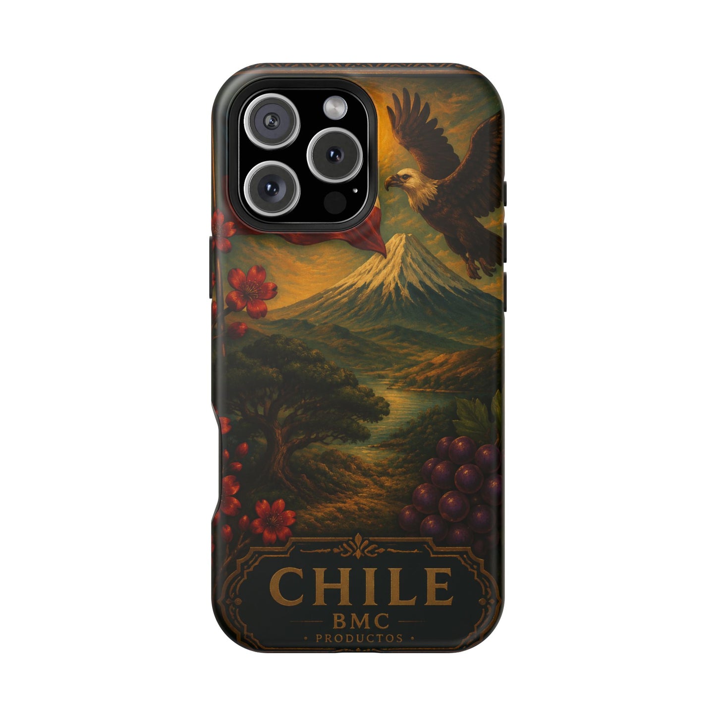 "Funda Magnética Reforzada Magnética Reforzada Chile: Naturaleza Indómita y Horizontes Eternos 🏔️🍇🏜️"