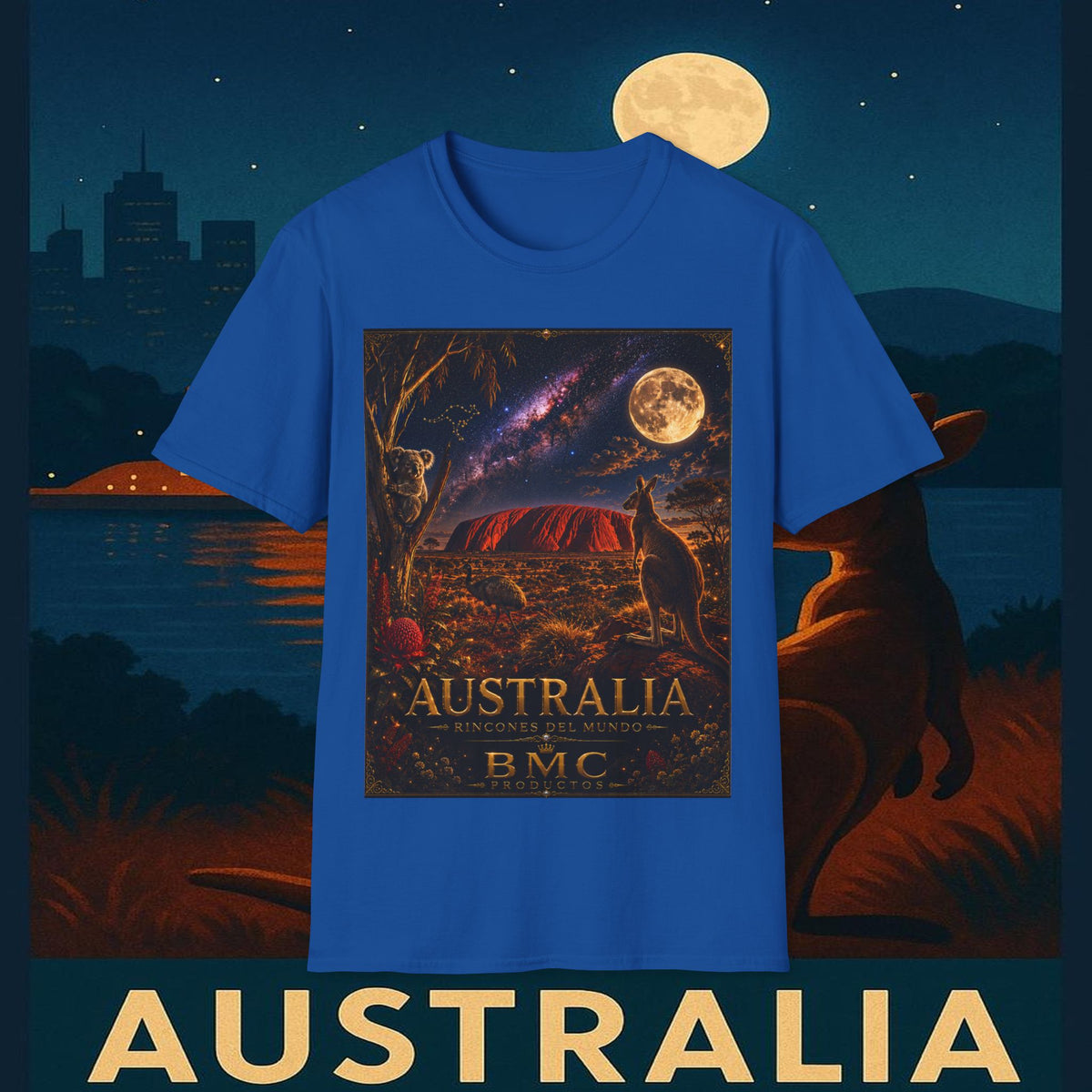 "Camiseta Australia 🌞 – Tierra de maravillas naturales y espíritu libre"