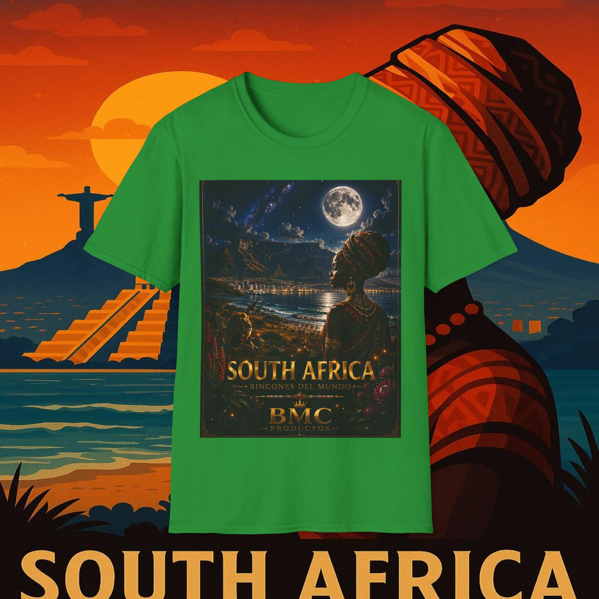 "Camiseta Sudáfrica 🌍 – Un mundo de aventuras y diversidad"