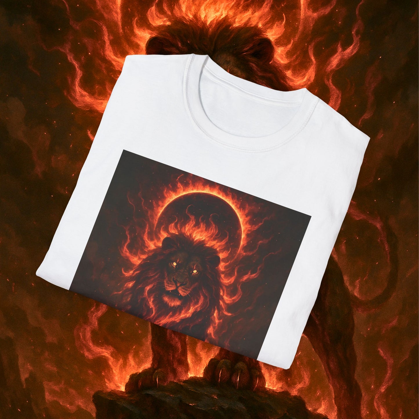 "Camiseta ♌ Leo — Soberano del fuego eterno"