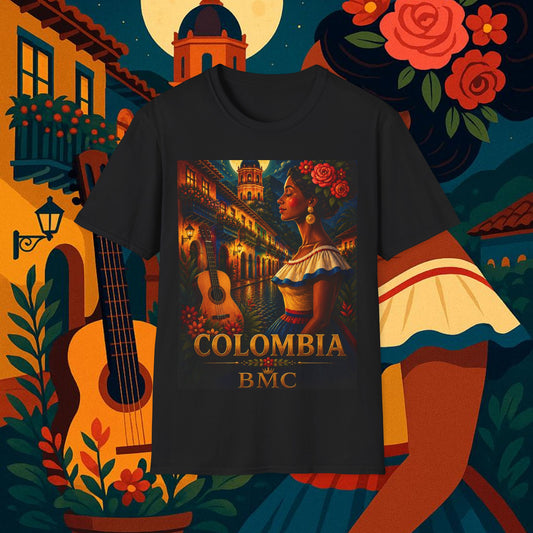 "Camiseta Colombia: Magia de Colores, Café y Tradición ☕🎨🌄"