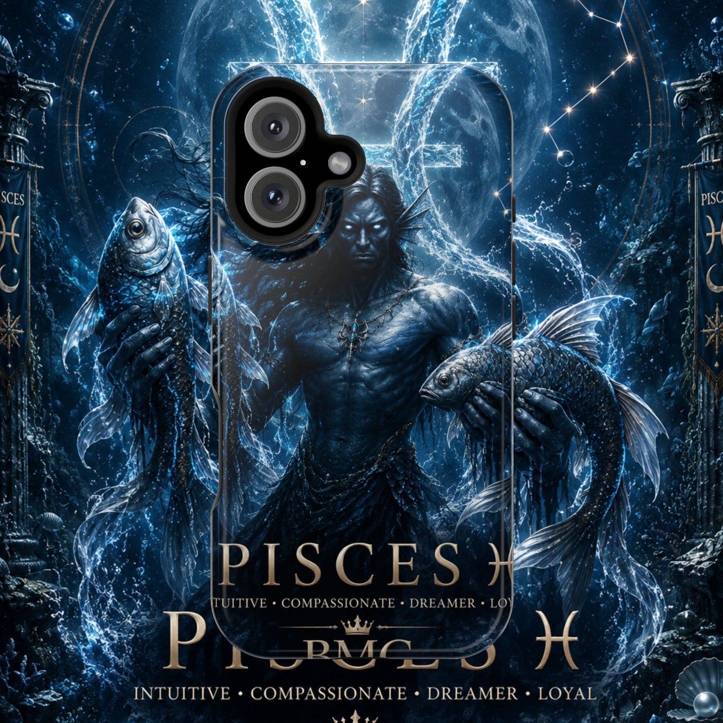 "Funda Magnética Reforzada Piscis — El Guardián de las Profundidades"