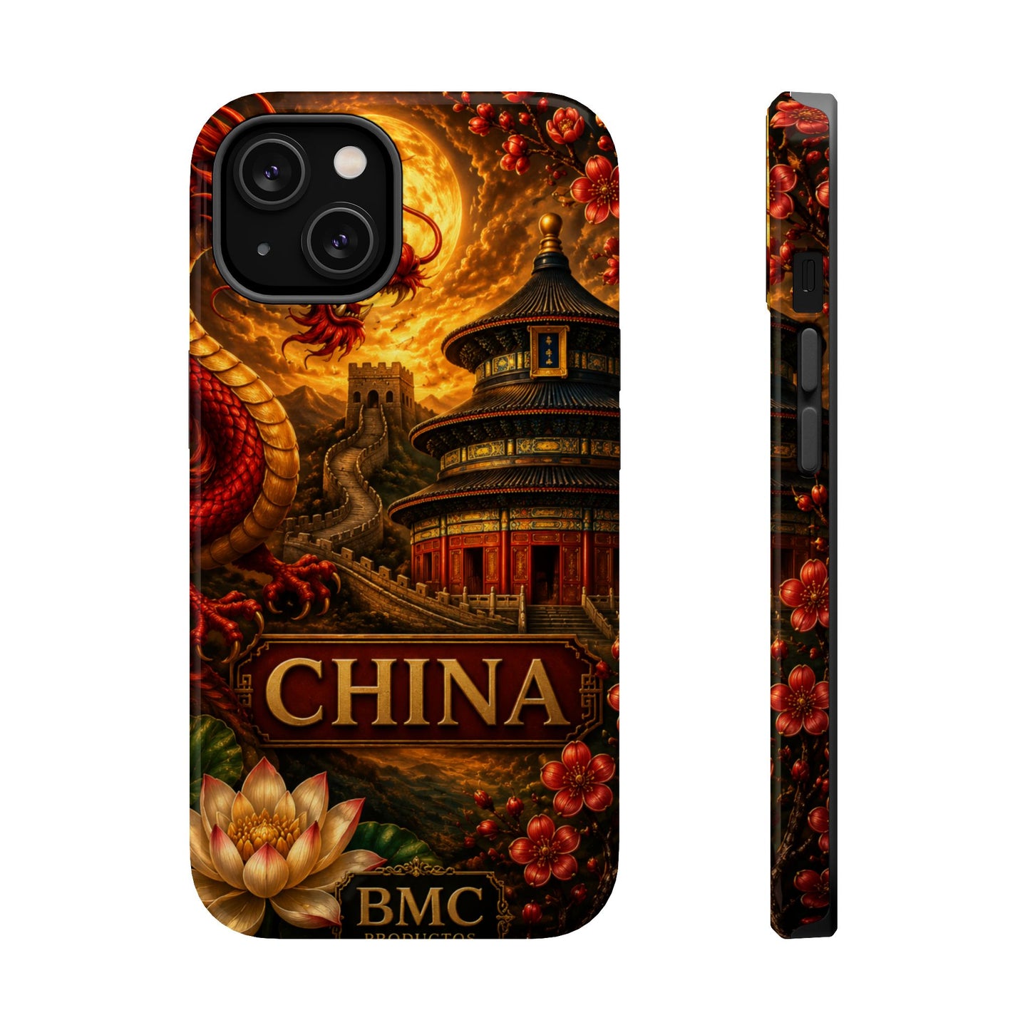 "Funda Magnética Reforzada Magnética Reforzada China – Dragones, murallas y leyendas eternas"