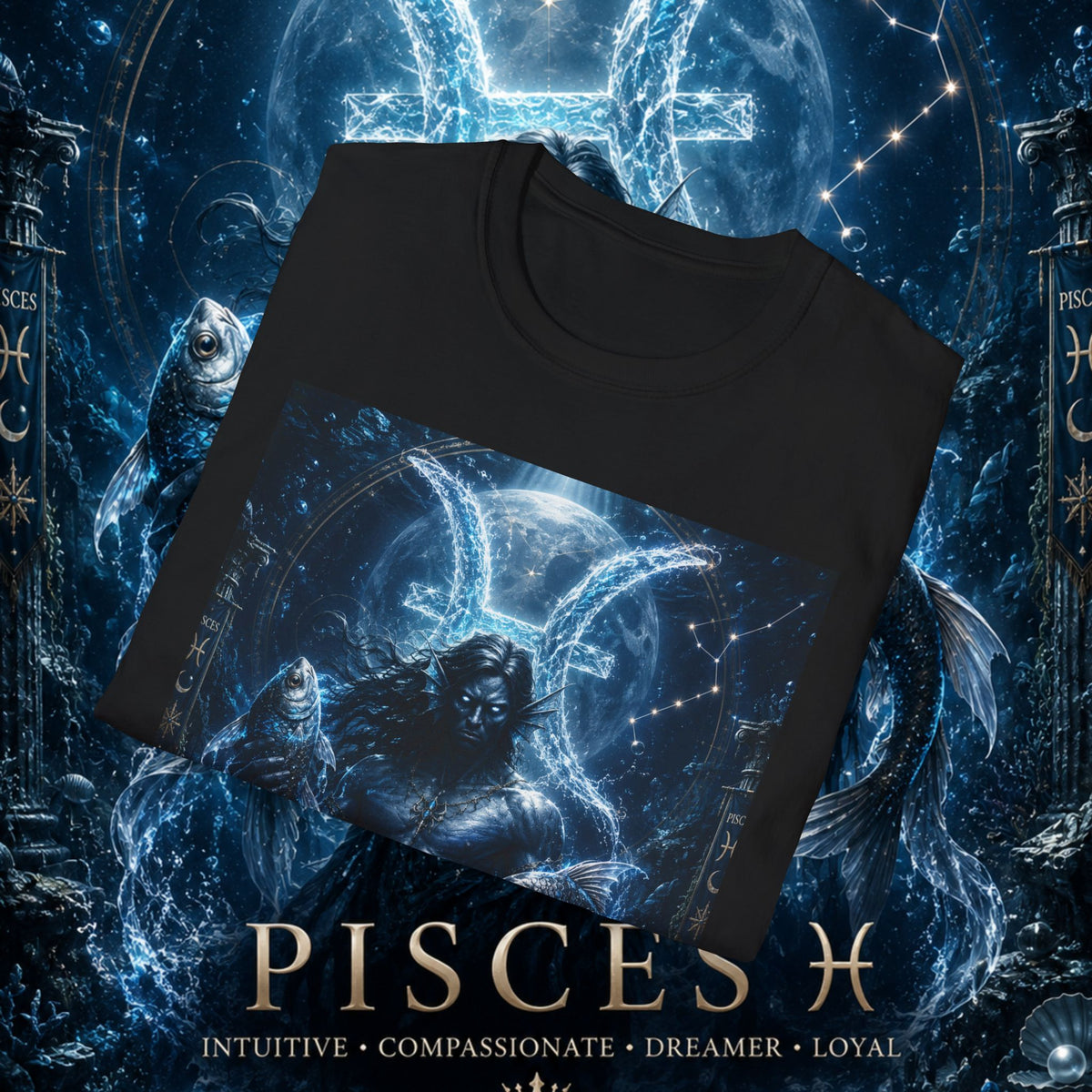 "Camiseta Piscis — El Guardián de las Profundidades"