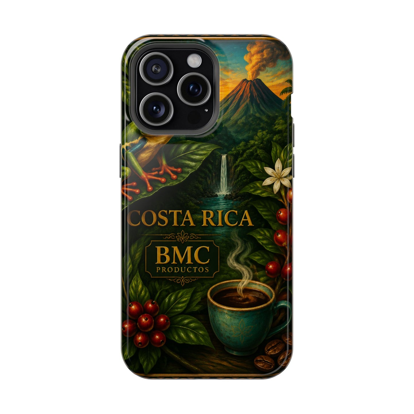 "Funda Magnética Reforzada Magnética Reforzada Costa Rica: Pura Vida entre Volcanes y Selvas 🌋🌴🦜"