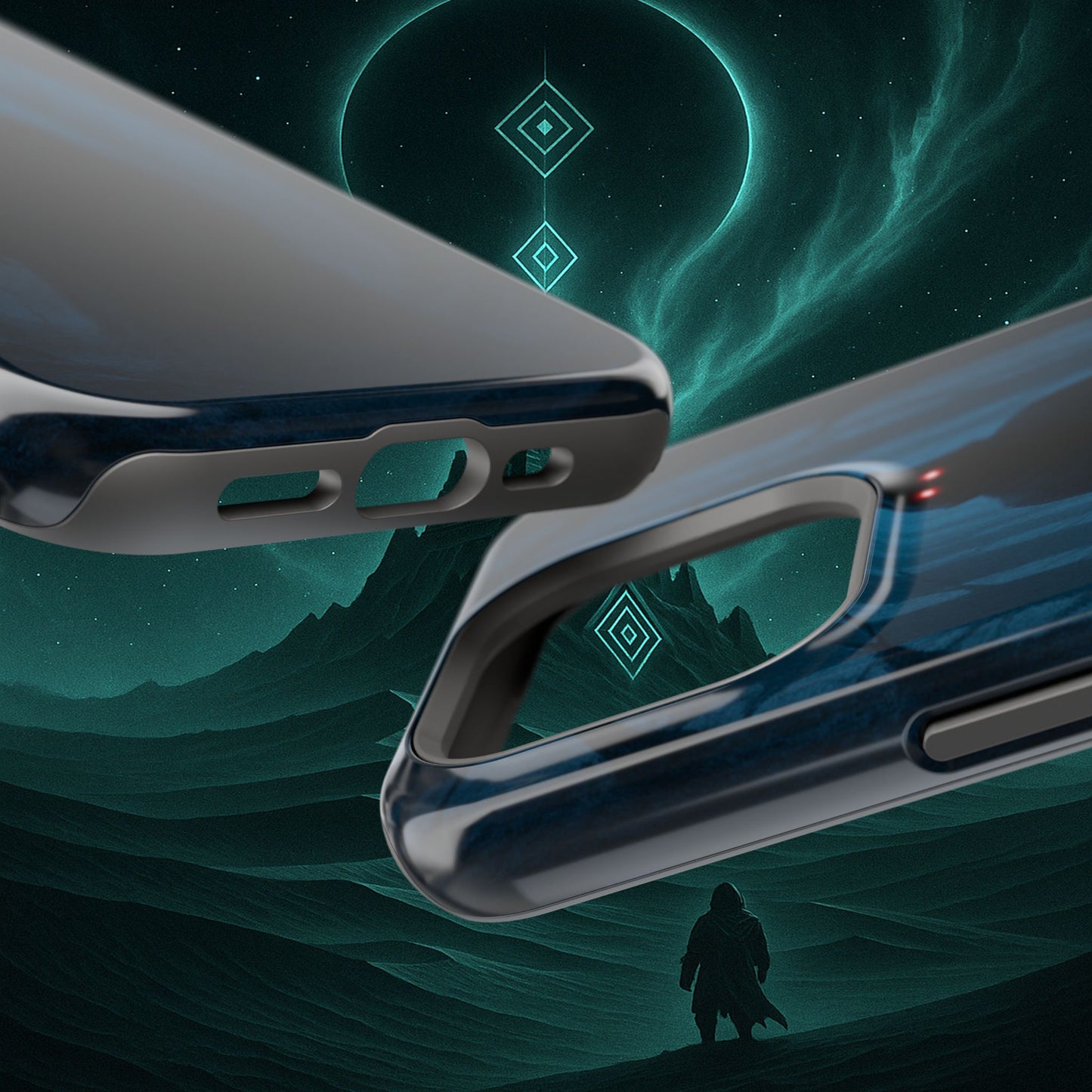 "Funda Magnética Reforzada🖤 El Vigía del Bosque Oscuro"