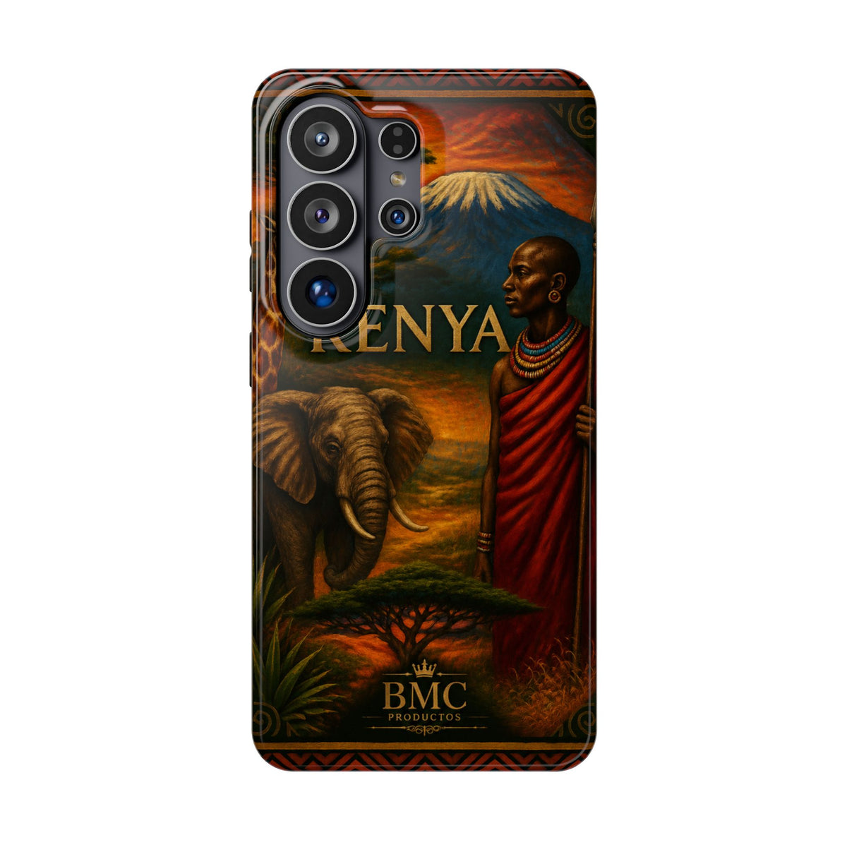 "Reinforced Magnetic Case Kenya: Wild Adventure and Land of Infinite Horizons 🦁🌄🏕️"