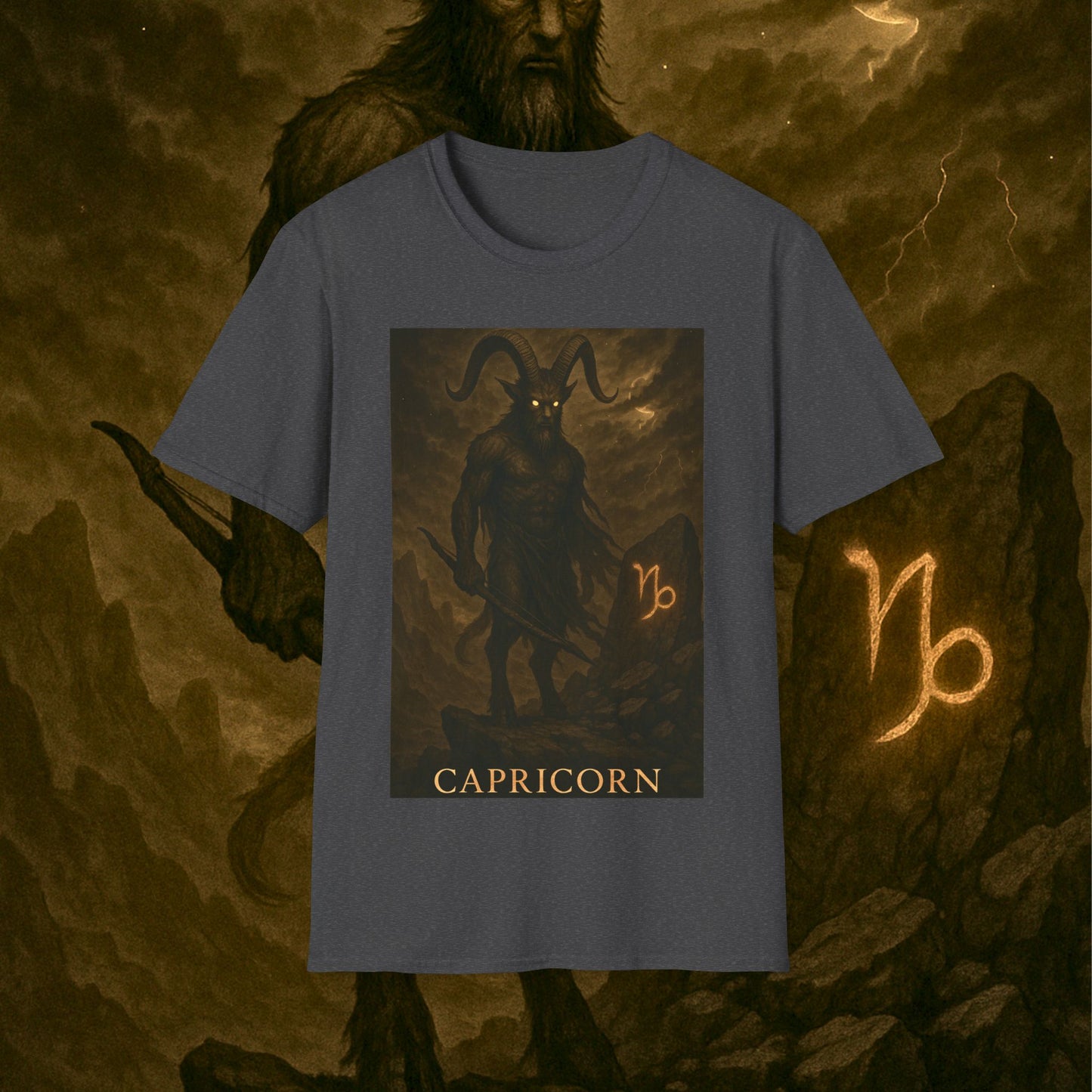 "Camiseta ♑ Capricornio – El Guardián de las Cumbres"