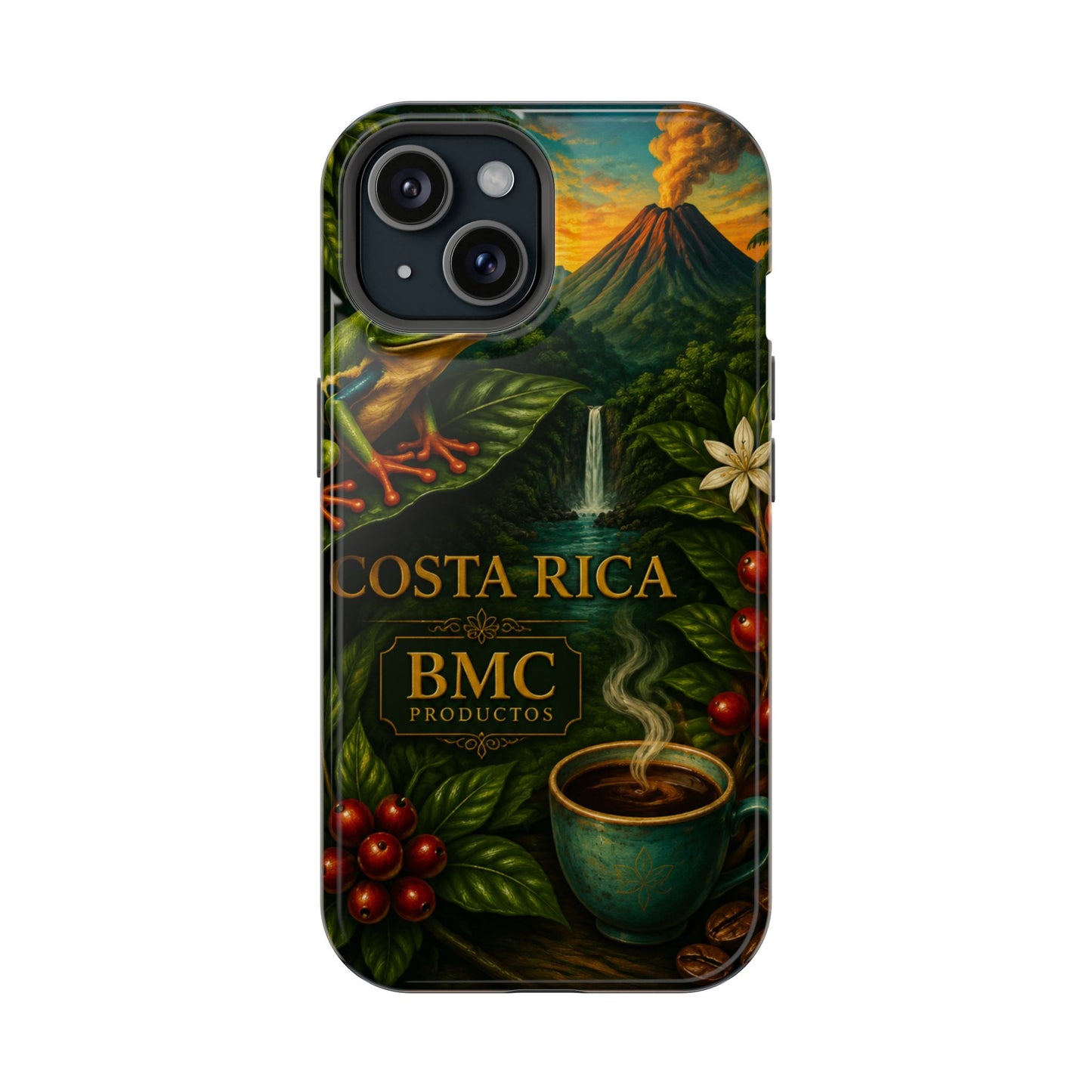 "Funda Magnética Reforzada Magnética Reforzada Costa Rica: Pura Vida entre Volcanes y Selvas 🌋🌴🦜"