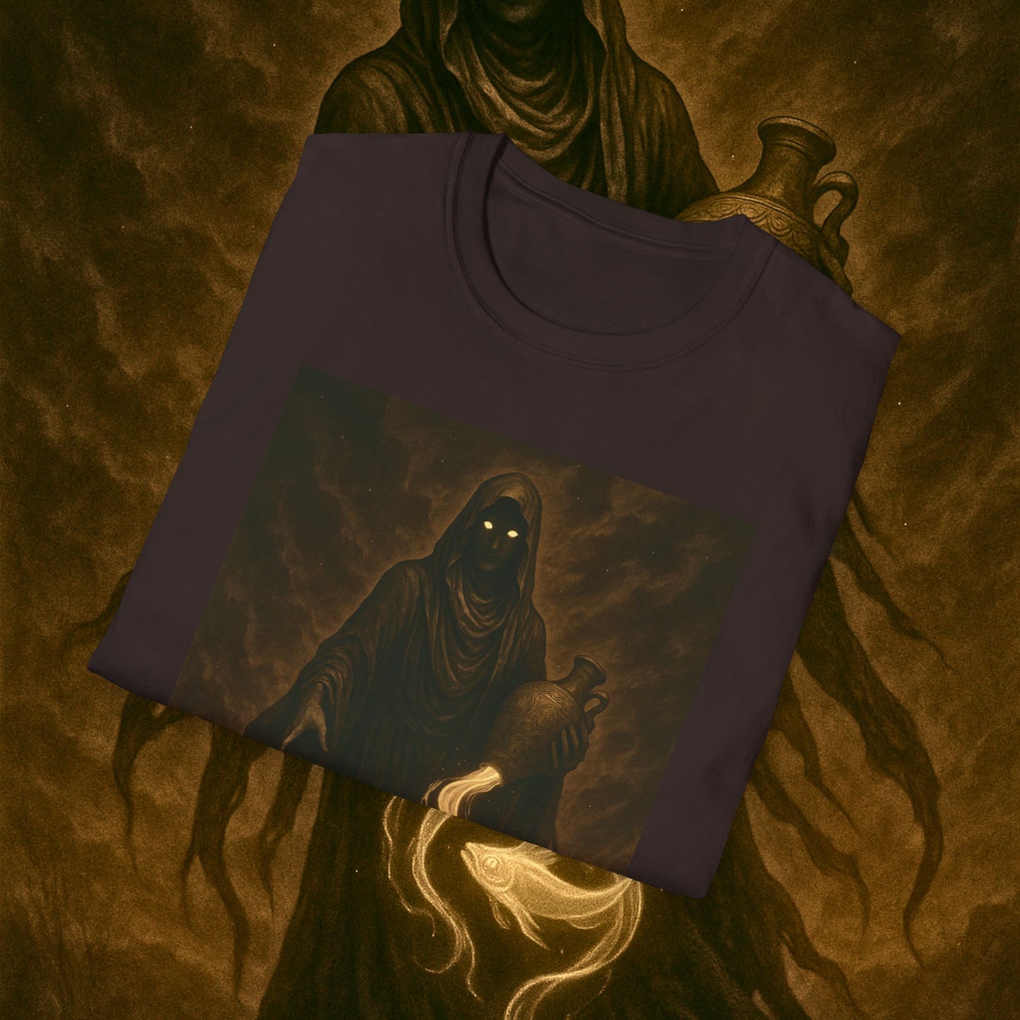 "Camiseta ♒ ACUARIO – El Visionario del Cielo y el Agua"