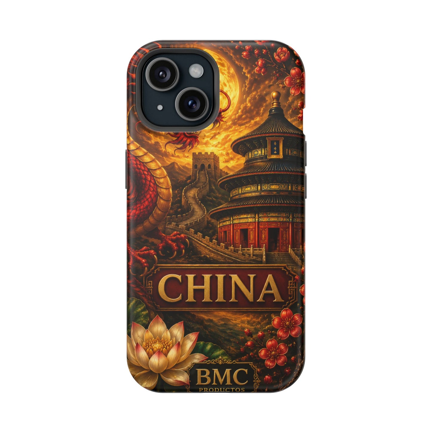 "Funda Magnética Reforzada Magnética Reforzada China – Dragones, murallas y leyendas eternas"