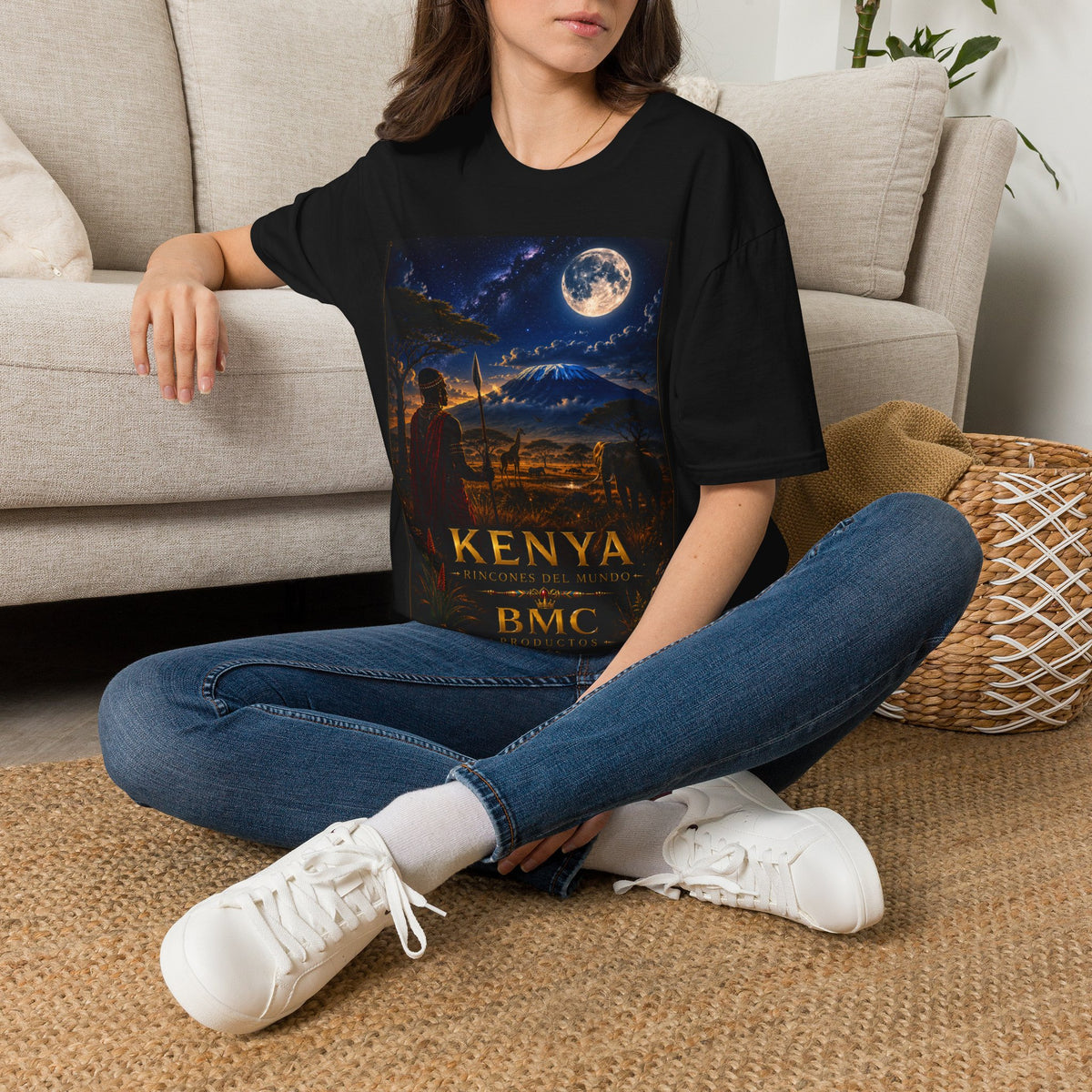"Camiseta Kenia: Aventura Salvaje y Tierra de Horizontes Infinitos 🦁🌄🏕️"
