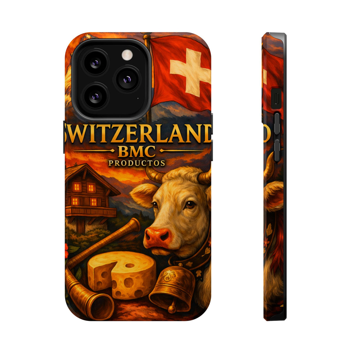 "Funda Magnética Reforzada Magnética Reforzada suiza❄️ – Tierra de montañas majestuosas y precisión legendaria"