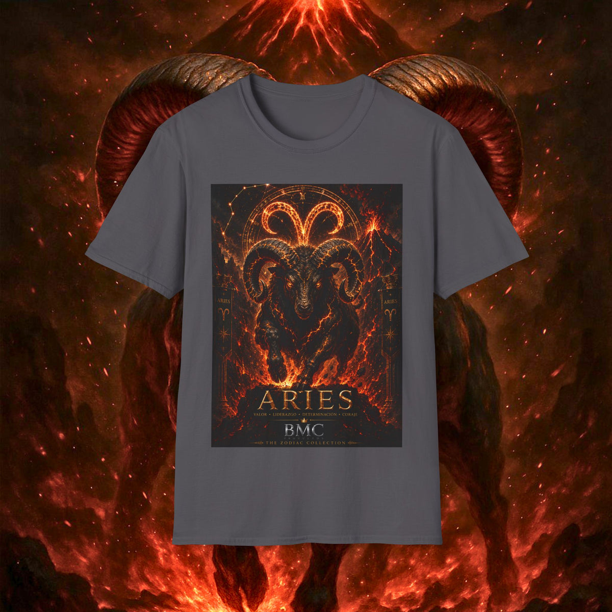 "Camiseta ♈ Aries — Espíritu de fuego"