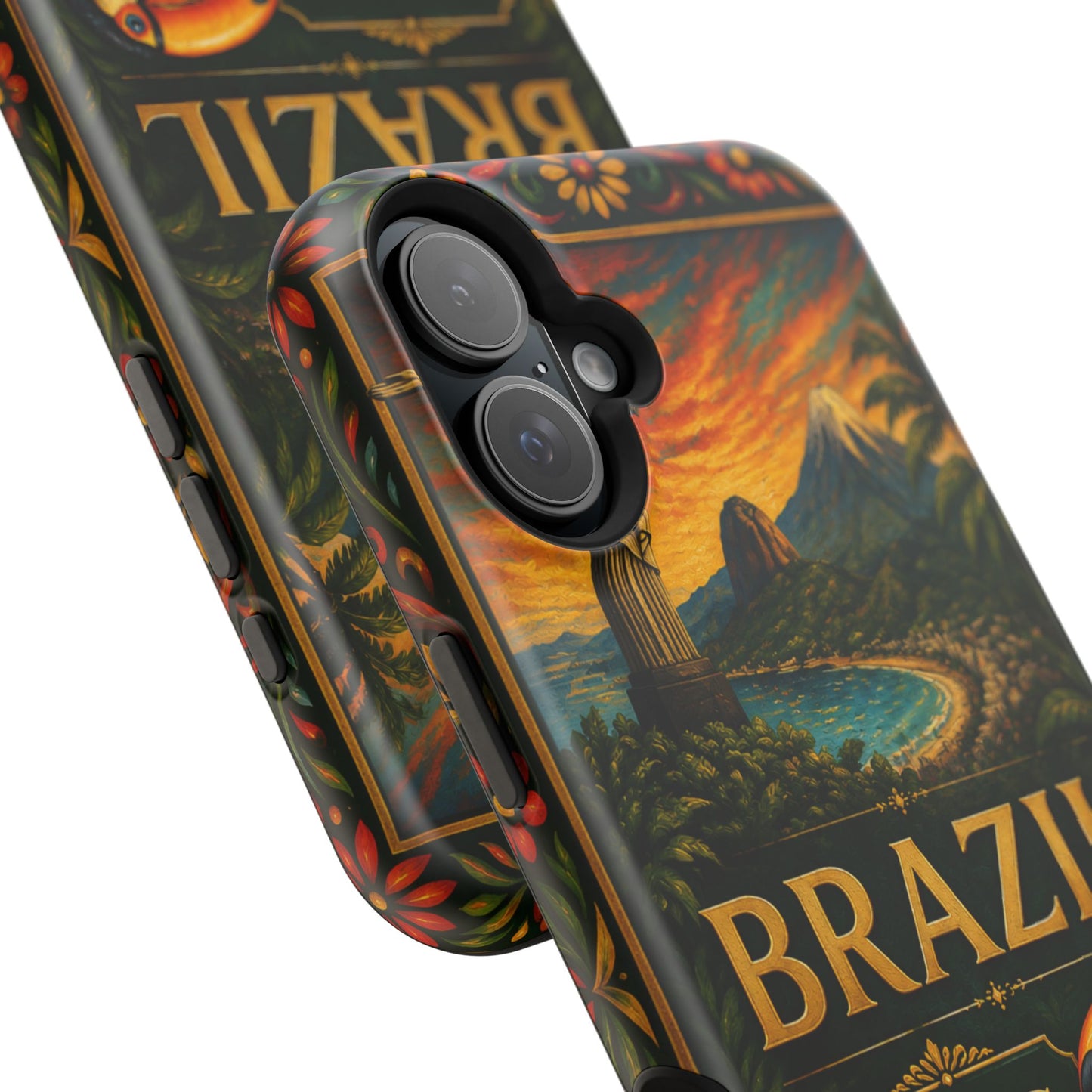 "Funda Magnética Reforzada Magnética Reforzada Brasil: Ritmo, Naturaleza y Alegría Infinita 🎶🌴🏖️"