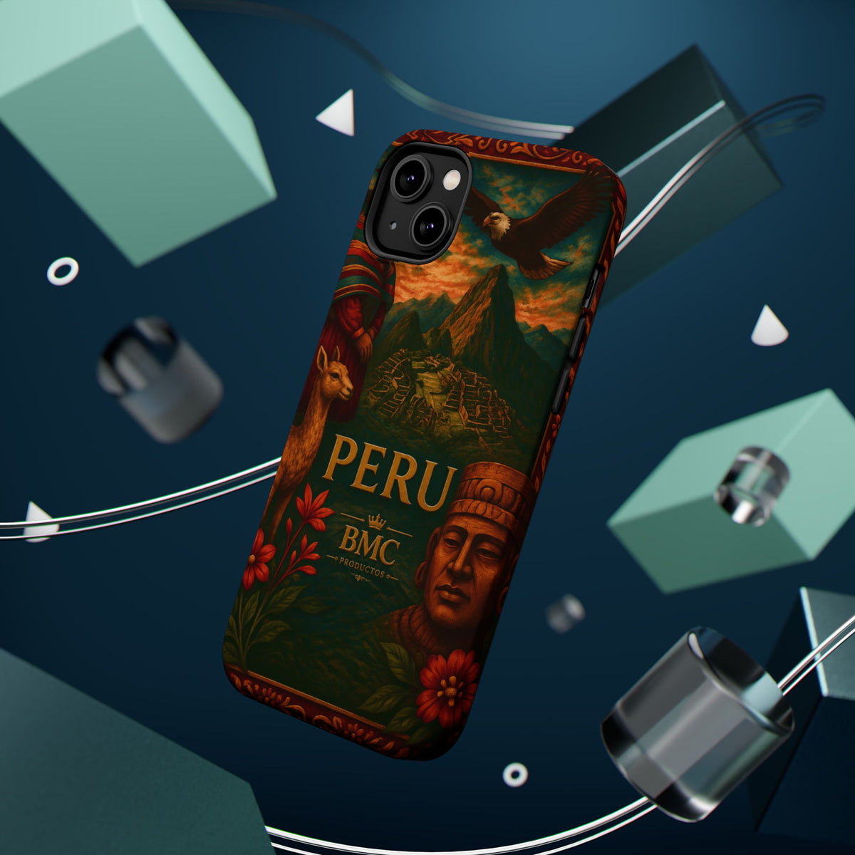 "Peru: Mysticism, History, and Eternal Wonders Reinforced Magnetic Case 🏔️🦙🛕"