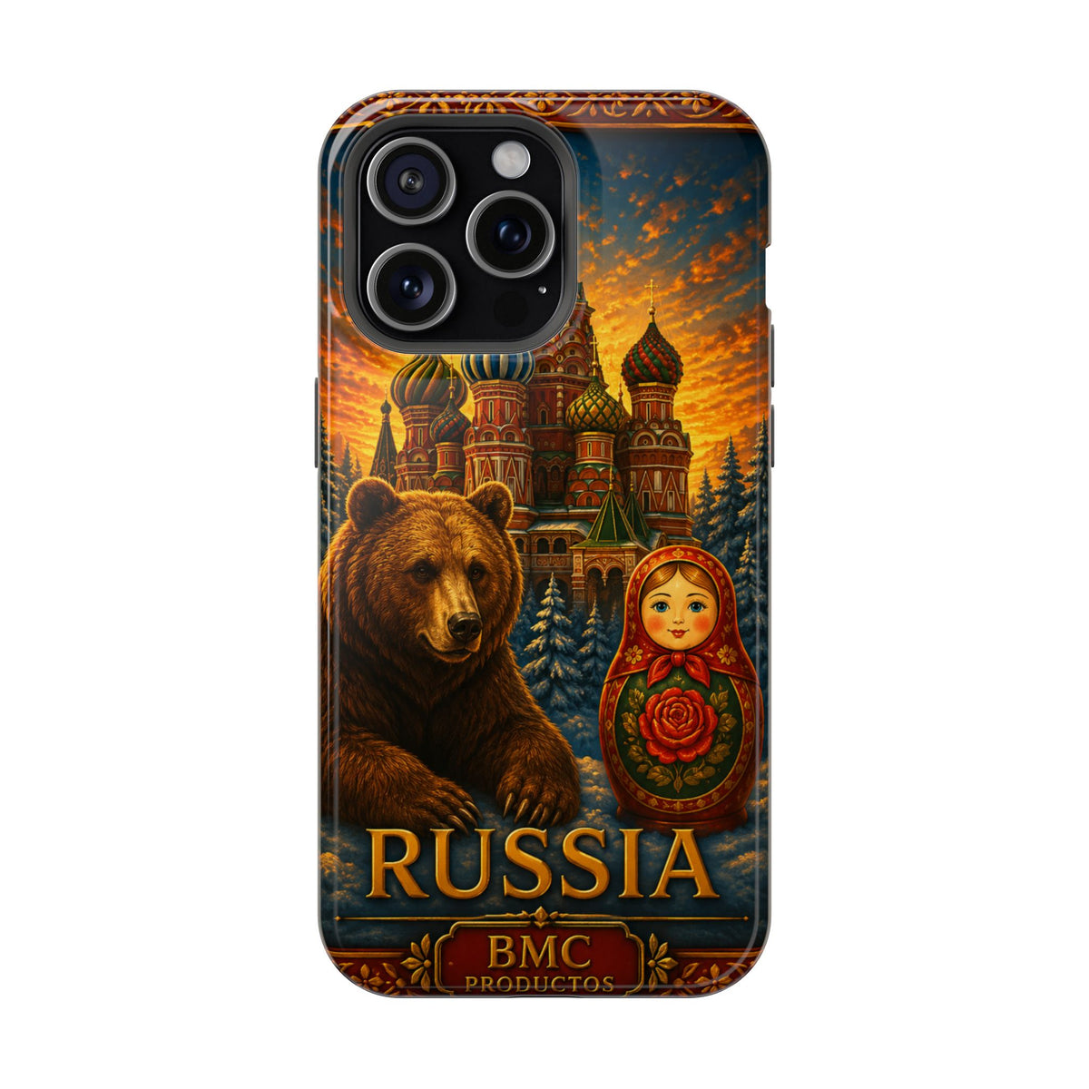 "Reinforced Magnetic Case Russia❄️ – Land of history, mystery, and grandeur"