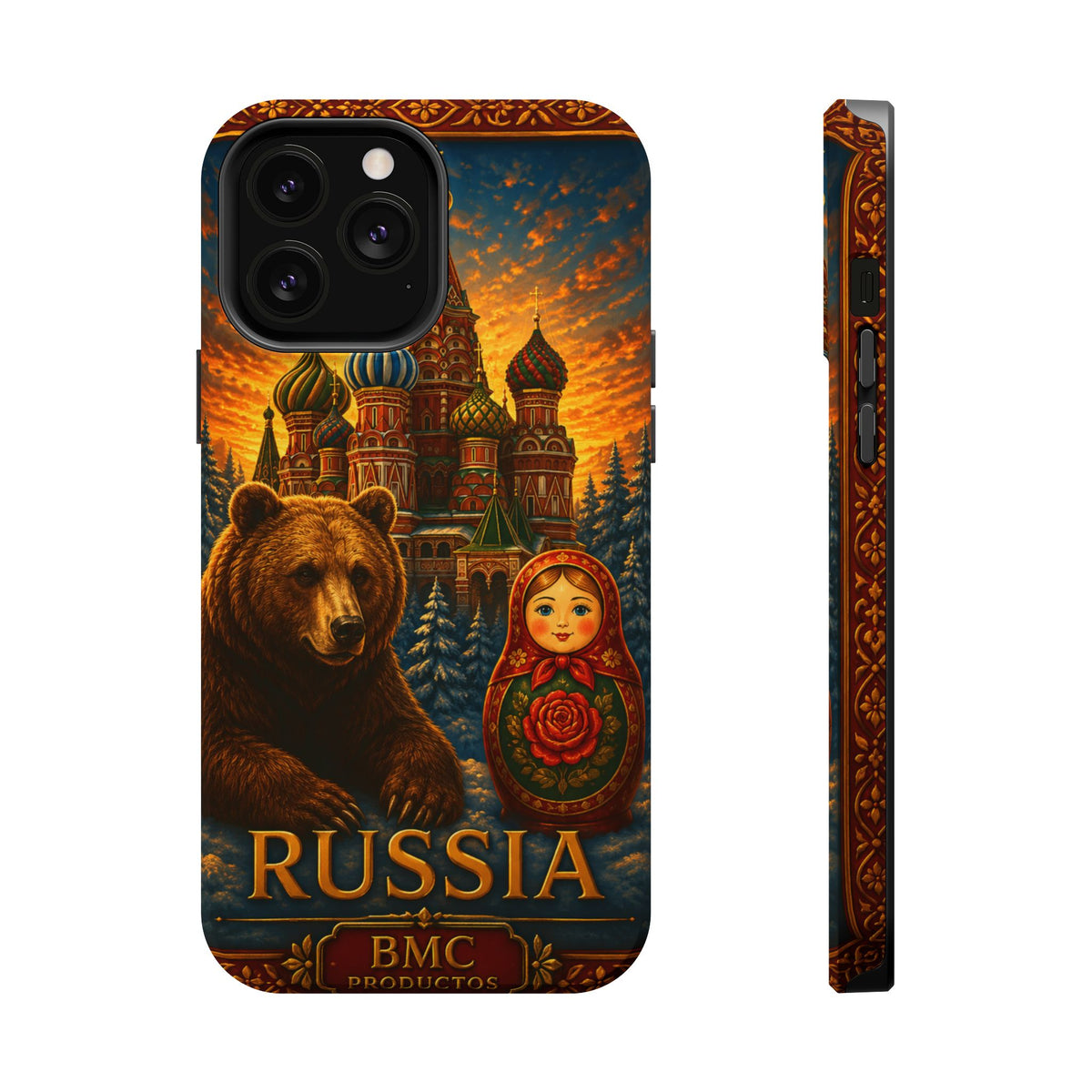 "Reinforced Magnetic Case Russia❄️ – Land of history, mystery, and grandeur"