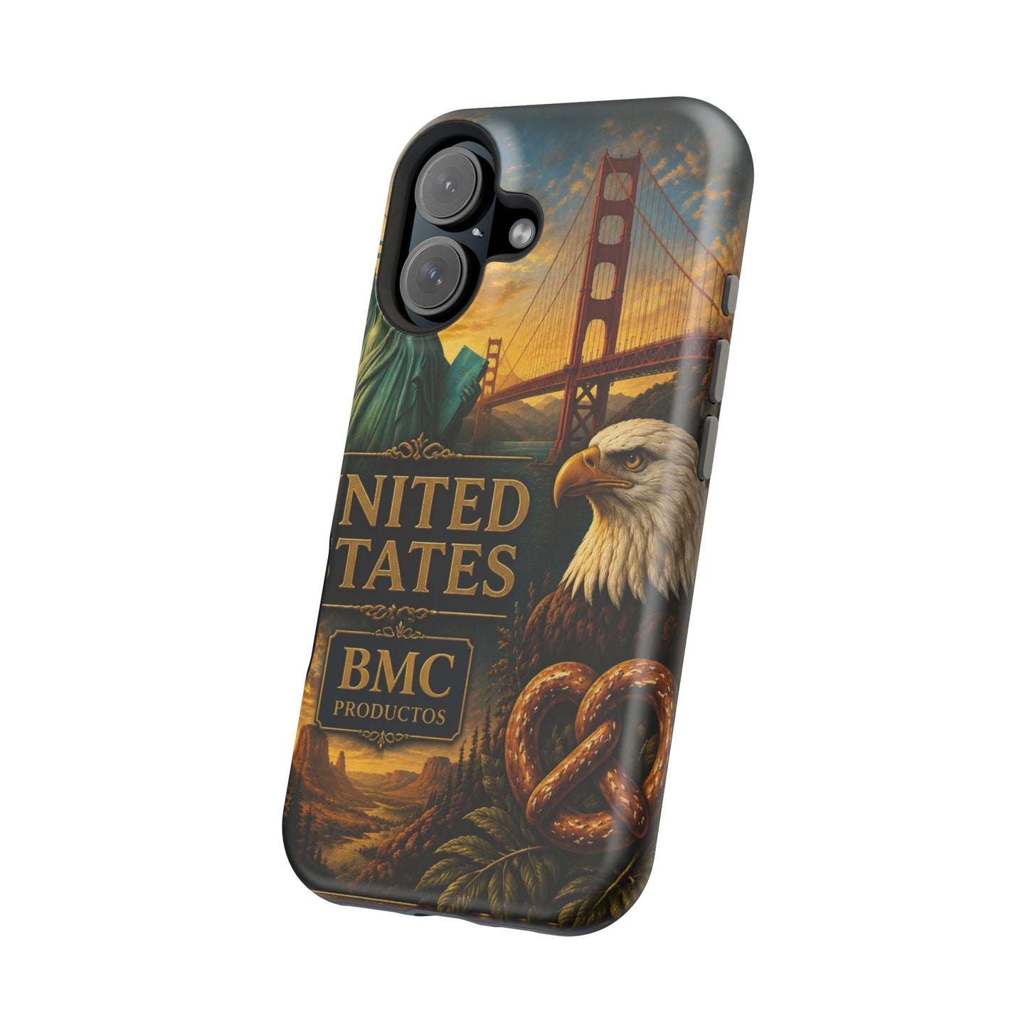 "Funda Magnética Reforzada Estados Unidos: Sueños, Libertad y Grandes Horizontes 🗽🏜️🌆"