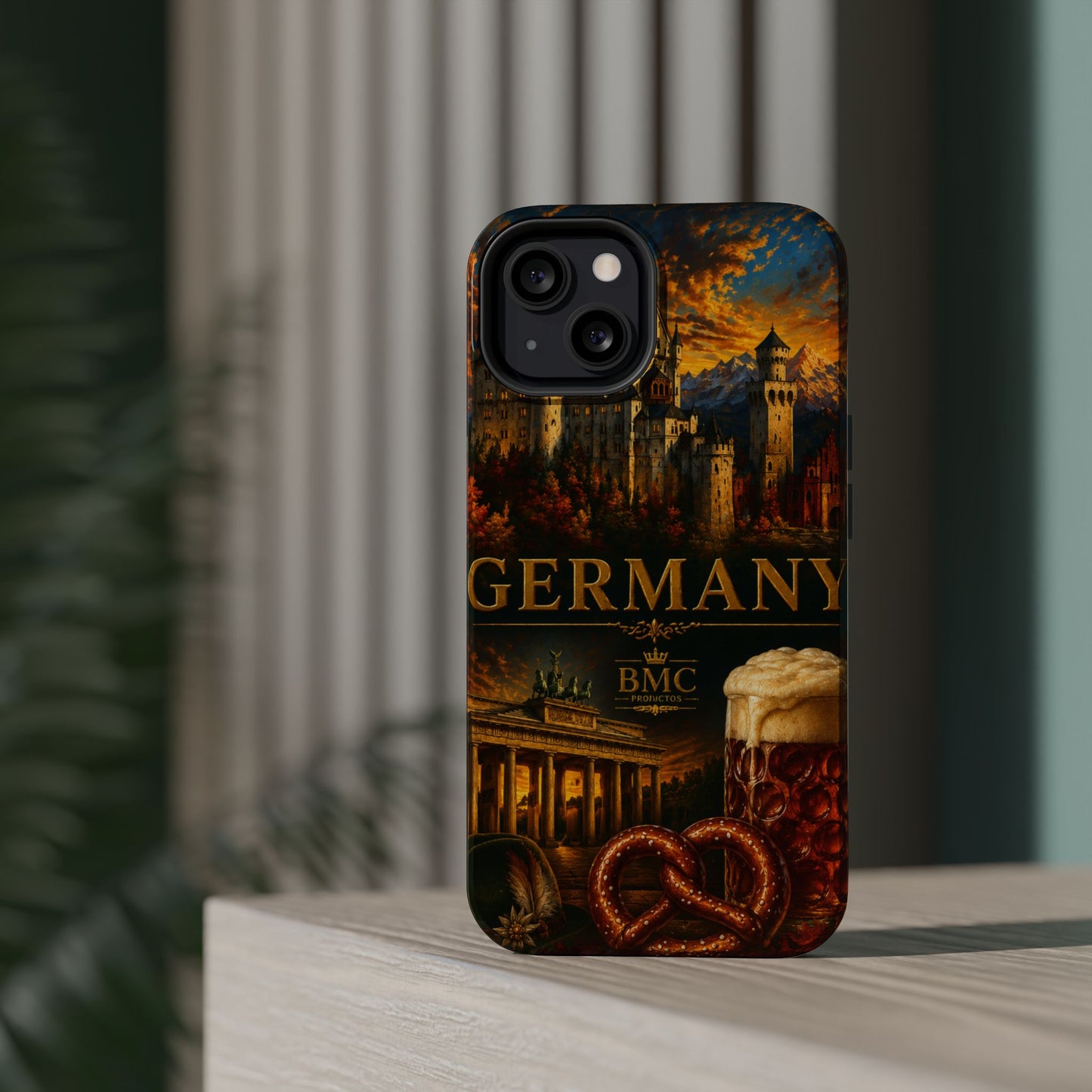 "Funda Magnética Reforzada Alemania: Fortaleza, Historia y Tradición 🎖️🏰🍺"