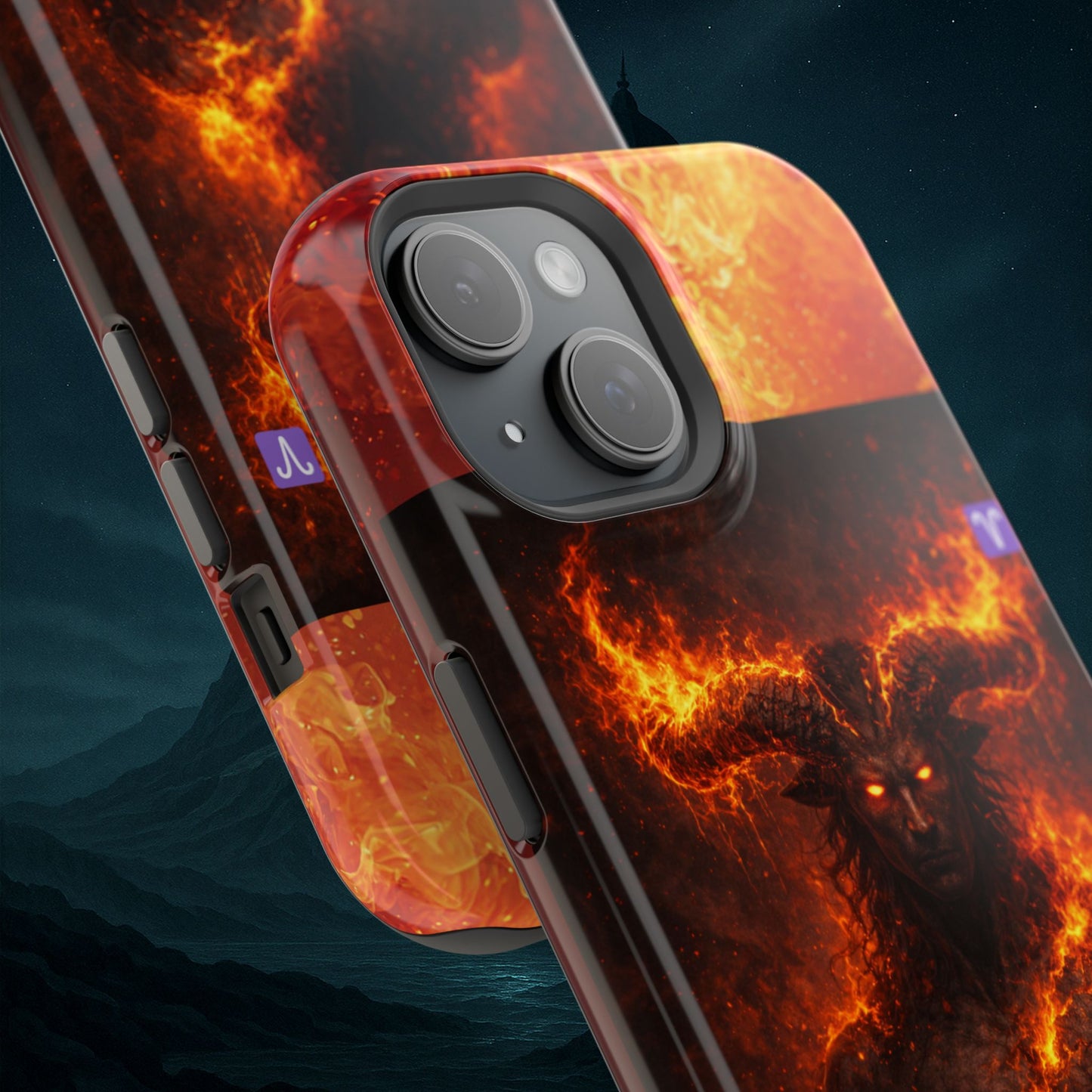 "Funda Magnética Reforzada ♈ Aries — Espíritu de fuego"