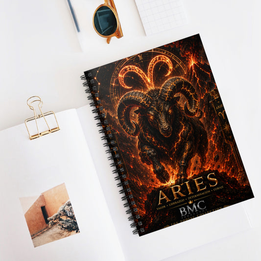 "libreta ♈ Aries — Espíritu de fuego"
