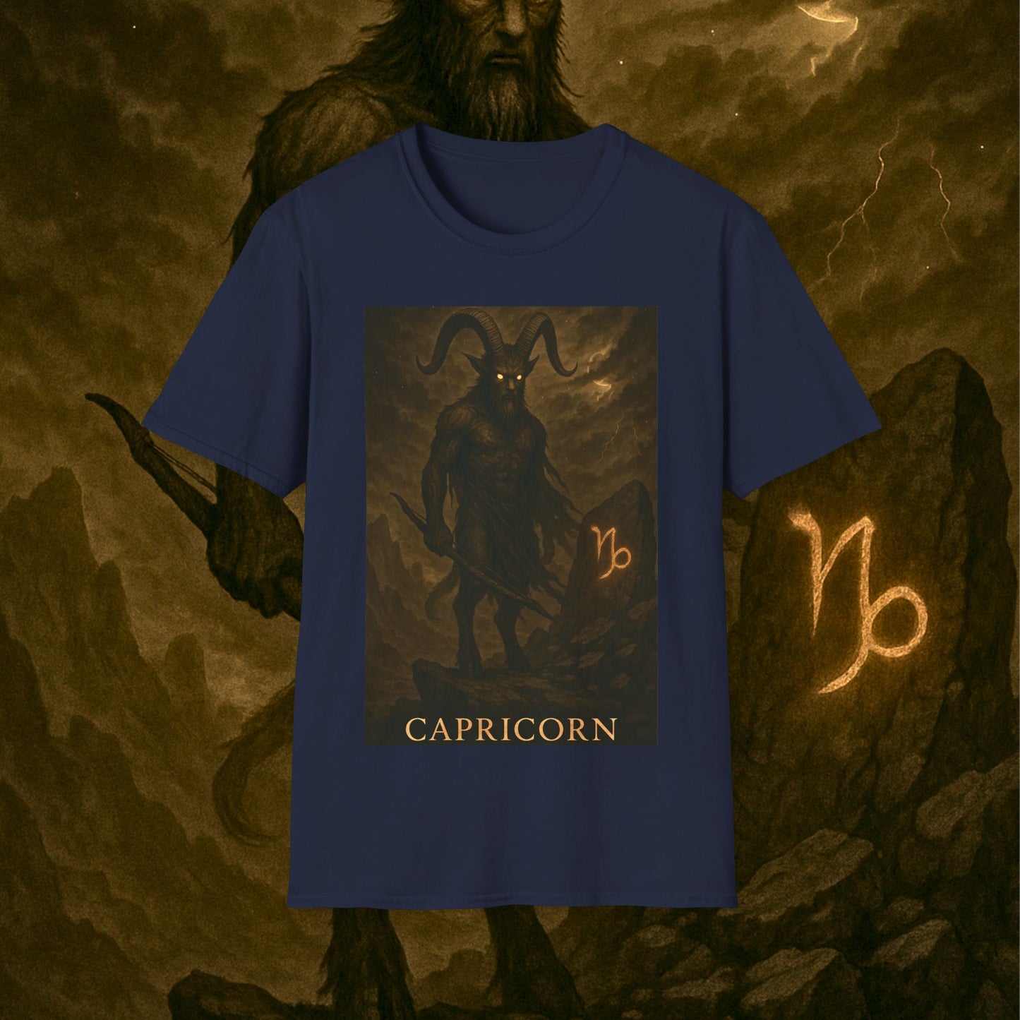 "Camiseta ♑ Capricornio – El Guardián de las Cumbres"