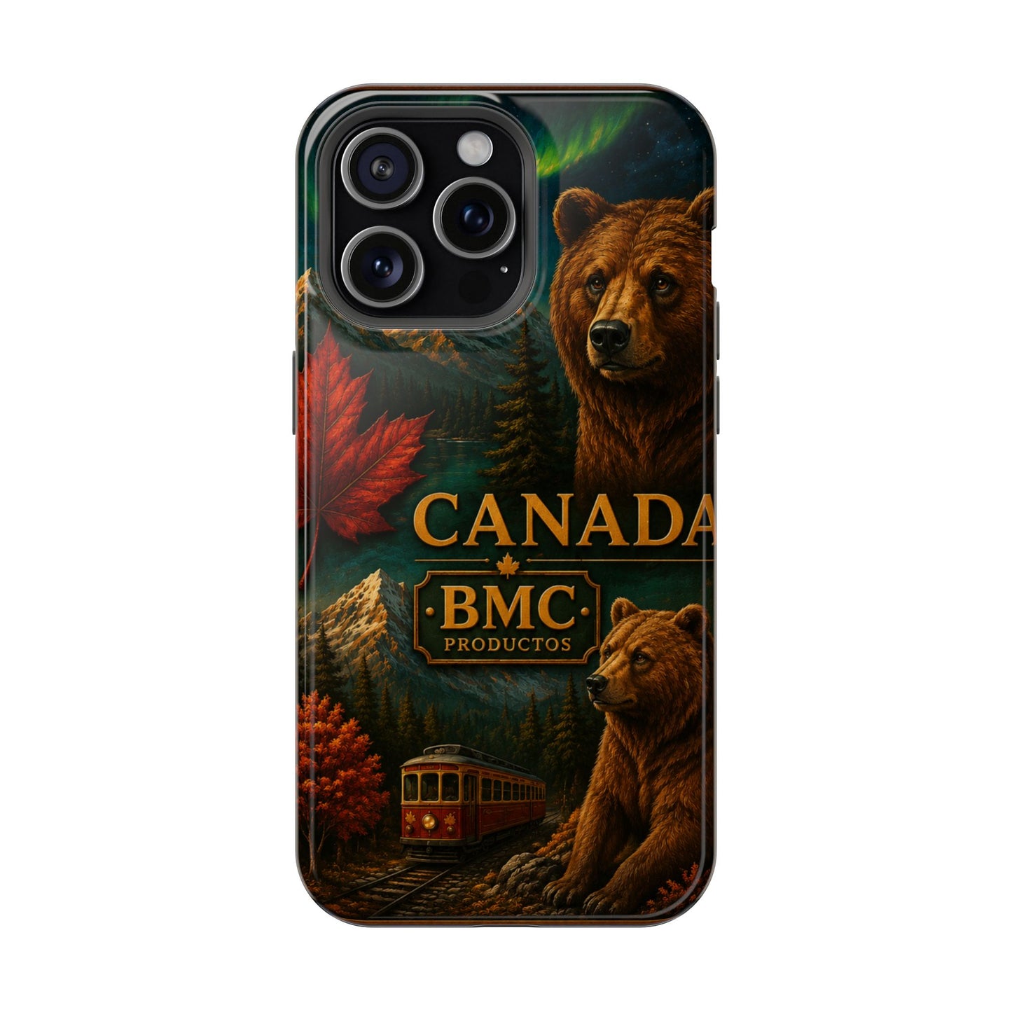 "Funda Magnética Reforzada Magnética Reforzada Canadá: Naturaleza Majestuosa y Espíritu Libre 🍁🏞️🦌"