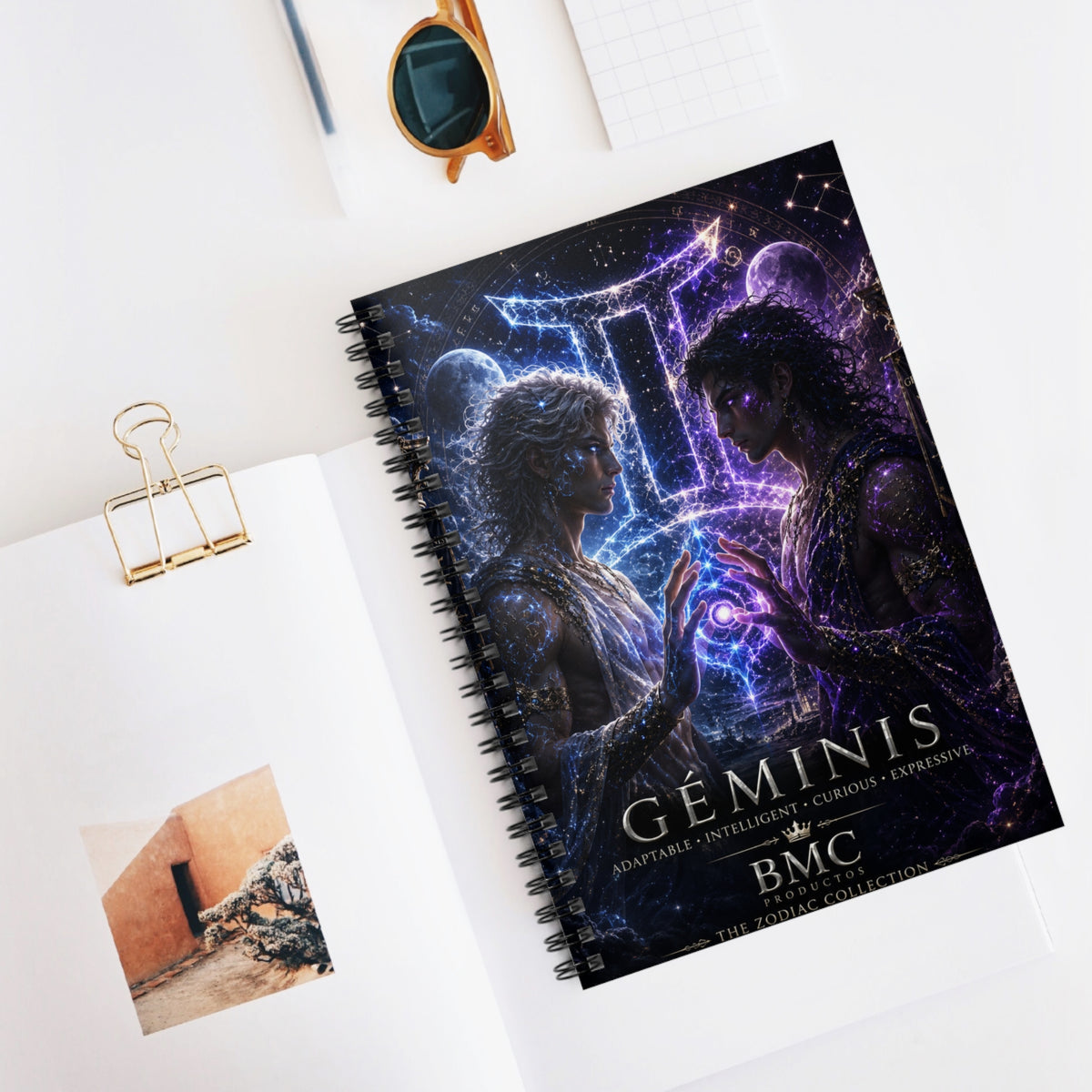 "libreta ♊ Géminis — Reflejo del alma dividida"