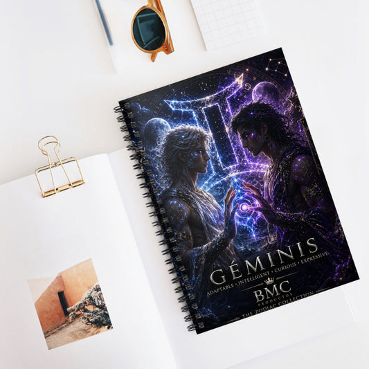 "libreta ♊ Géminis — Reflejo del alma dividida"