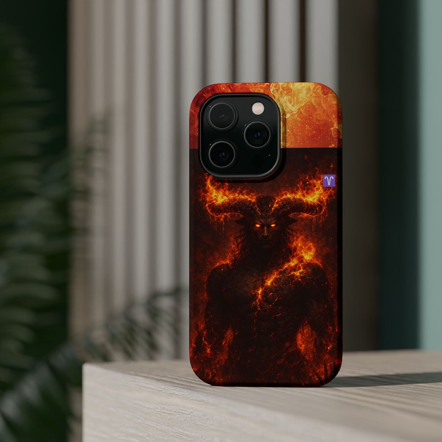 "Funda Magnética Reforzada ♈ Aries — Espíritu de fuego"