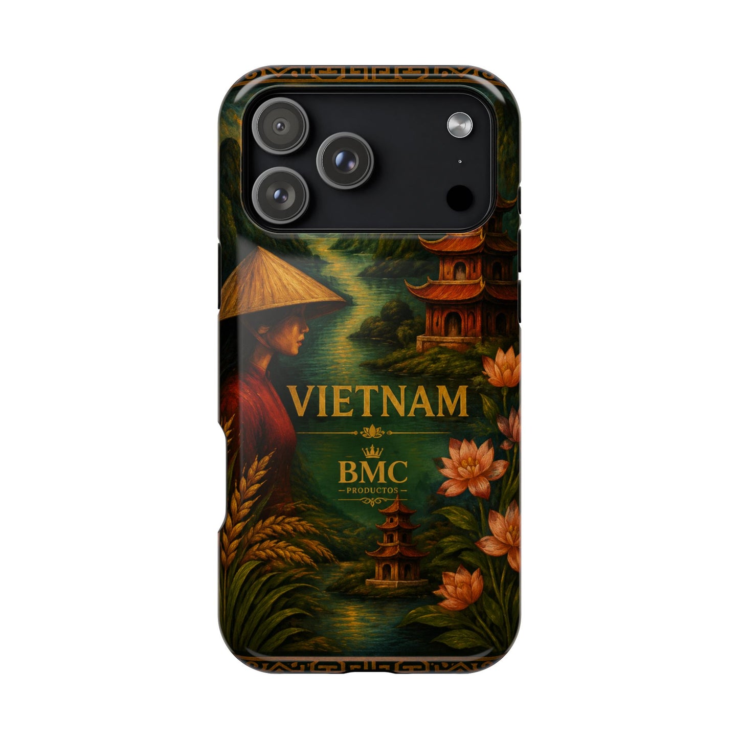 "Funda Magnética Reforzada Magnética Reforzada  Vietnam: Tradición, Naturaleza y Leyendas Ancestrales 🎋🏯🐉"