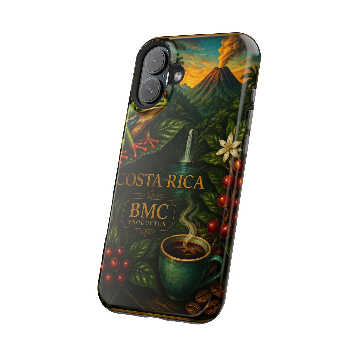 "Funda Magnética Reforzada Magnética Reforzada Costa Rica: Pura Vida entre Volcanes y Selvas 🌋🌴🦜"