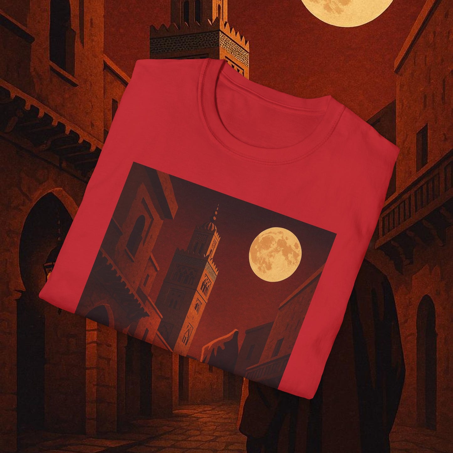 "Camiseta  Marruecos: Magia del Desierto y Ciudades de Mil Colores 🐪🏜️🕌"
