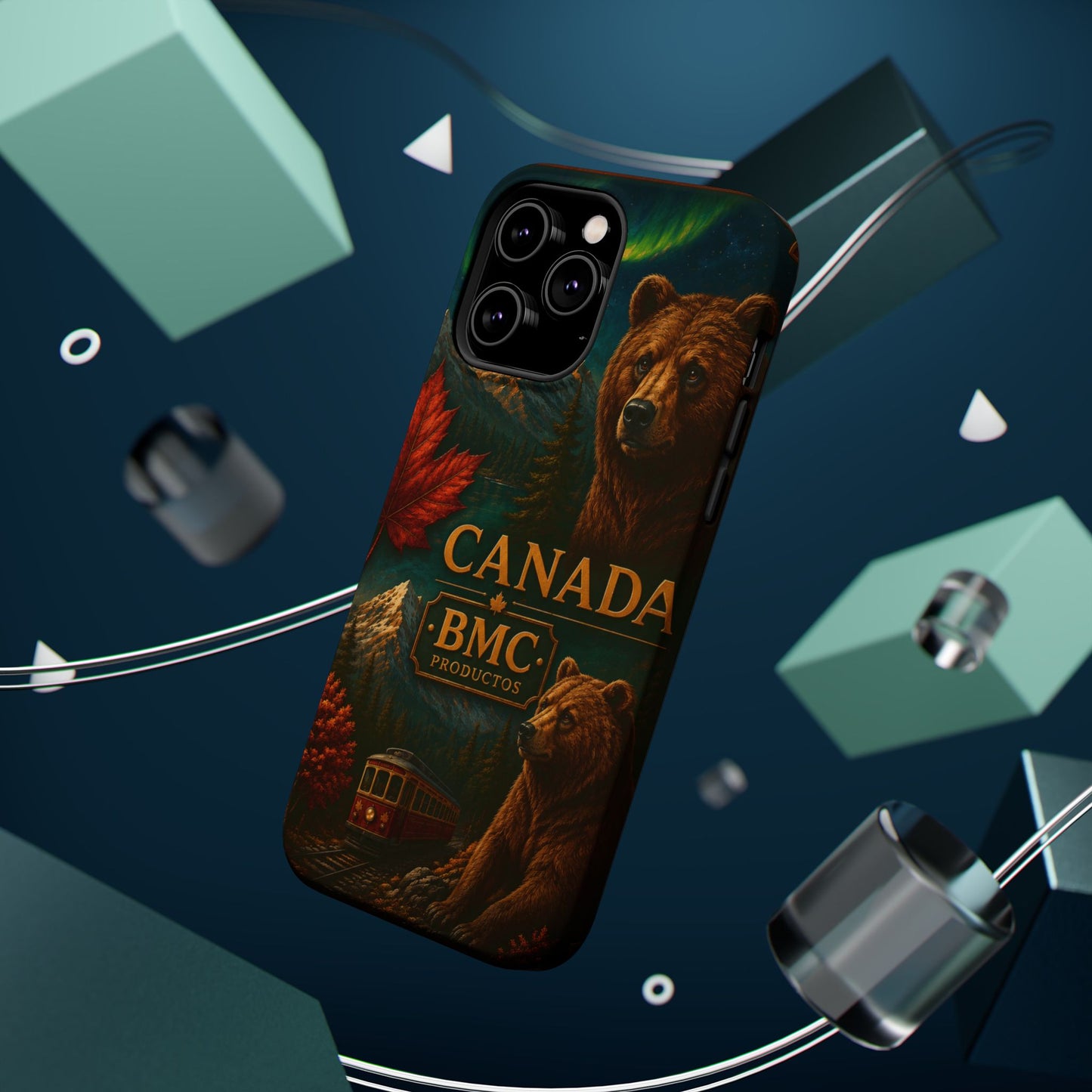 "Funda Magnética Reforzada Magnética Reforzada Canadá: Naturaleza Majestuosa y Espíritu Libre 🍁🏞️🦌"