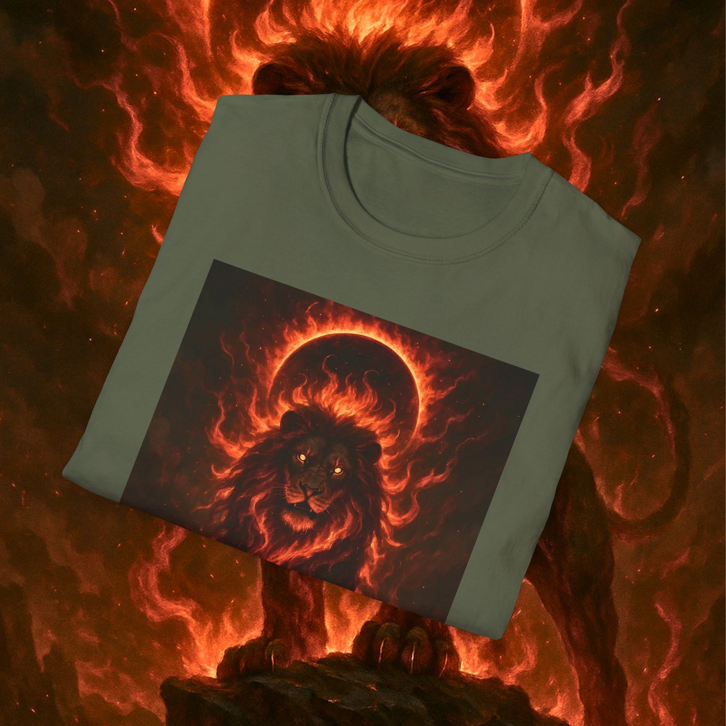 "Camiseta ♌ Leo — Soberano del fuego eterno"
