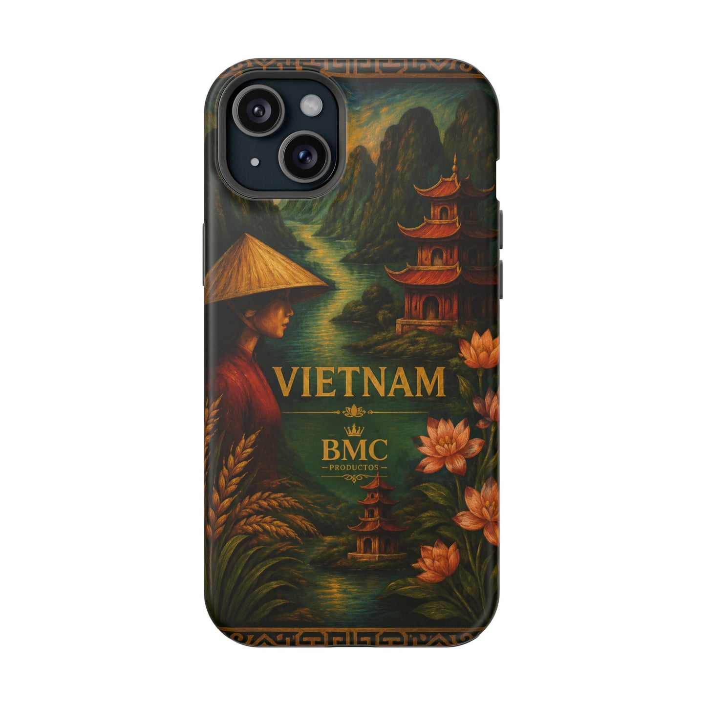 "Funda Magnética Reforzada Magnética Reforzada  Vietnam: Tradición, Naturaleza y Leyendas Ancestrales 🎋🏯🐉"