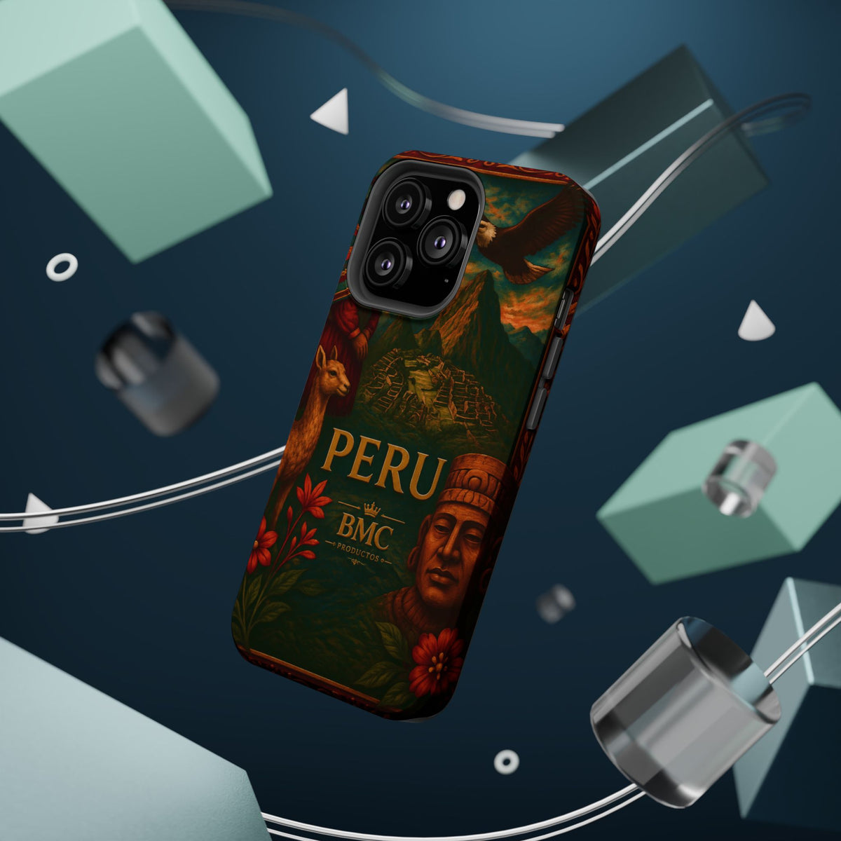 "Peru: Mysticism, History, and Eternal Wonders Reinforced Magnetic Case 🏔️🦙🛕"