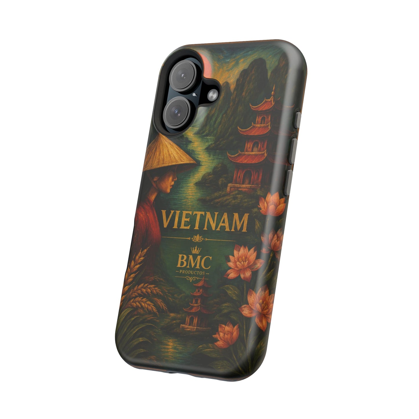 "Funda Magnética Reforzada Magnética Reforzada  Vietnam: Tradición, Naturaleza y Leyendas Ancestrales 🎋🏯🐉"