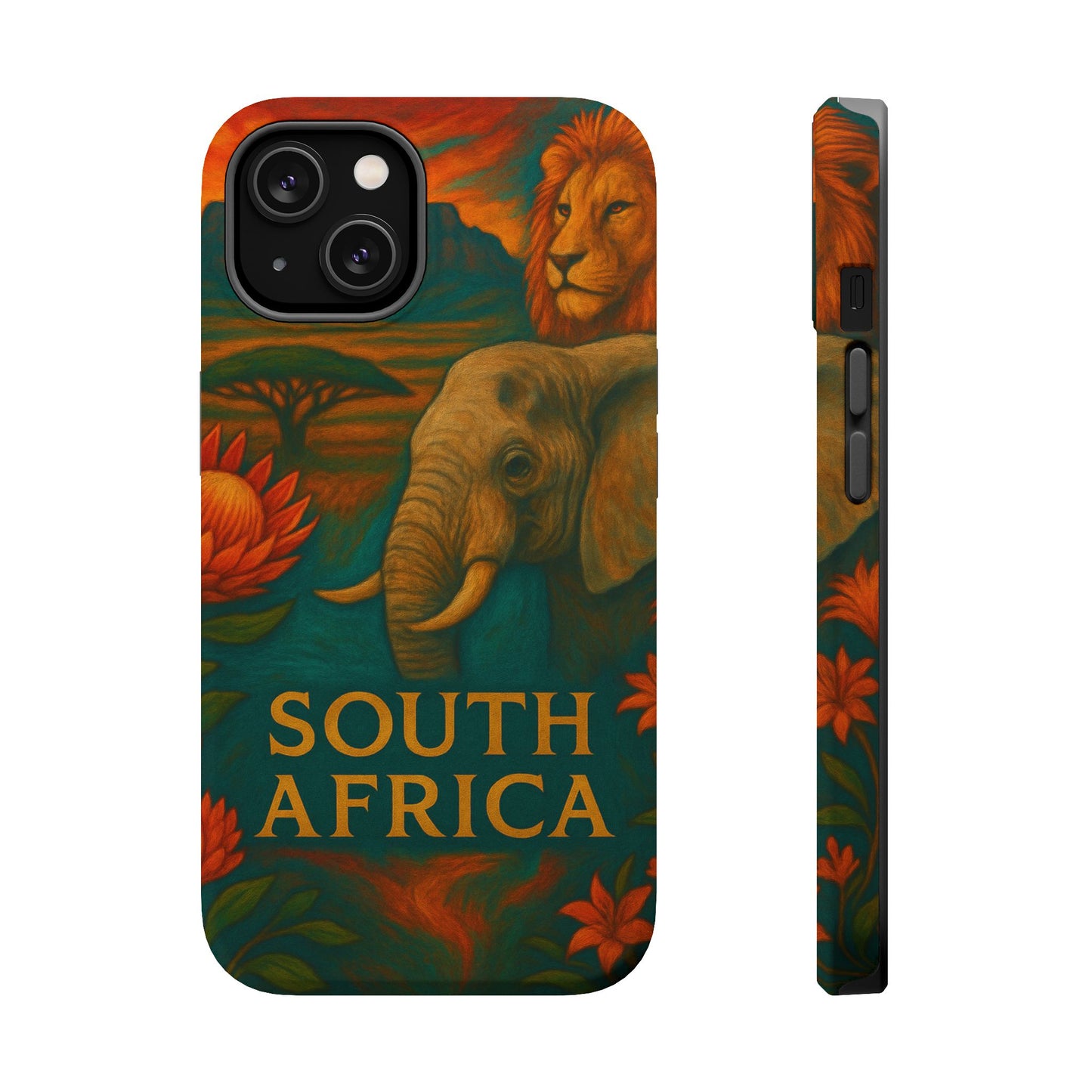 "Funda Magnética Reforzada Magnética Reforzada Sudáfrica 🌍 – Un mundo de aventuras y diversidad"