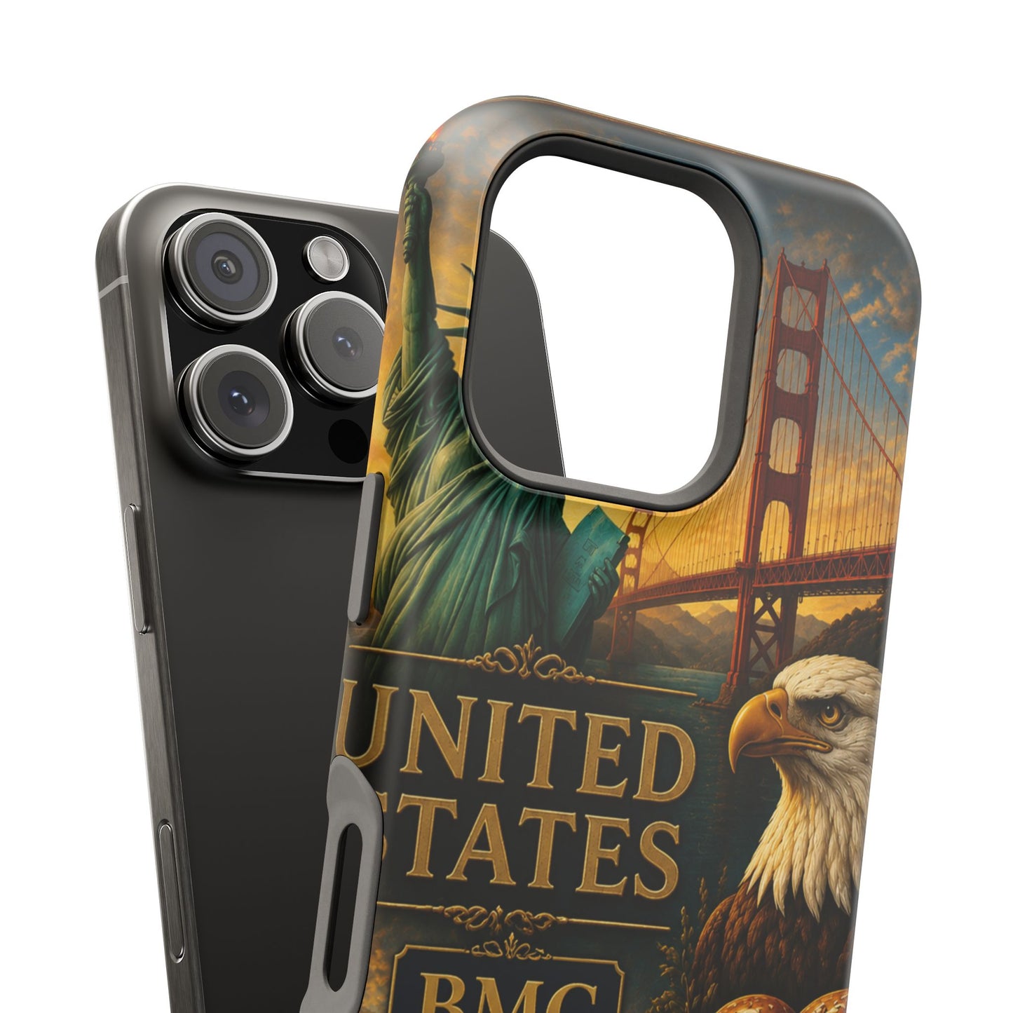 "Funda Magnética Reforzada Estados Unidos: Sueños, Libertad y Grandes Horizontes 🗽🏜️🌆"