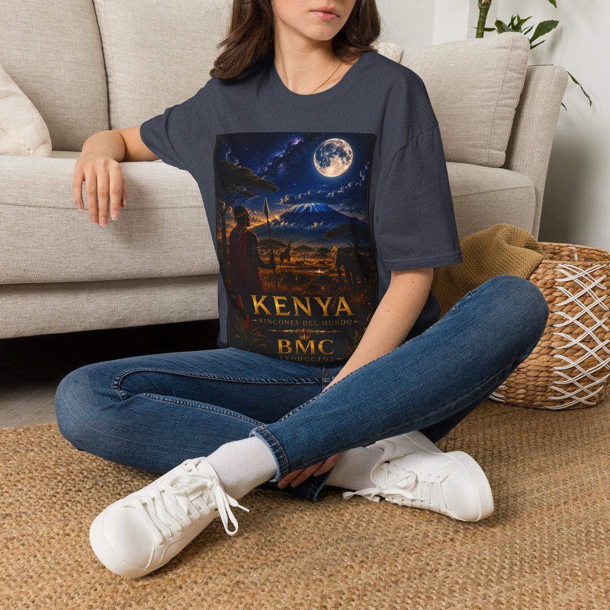 "Camiseta Kenia: Aventura Salvaje y Tierra de Horizontes Infinitos 🦁🌄🏕️"