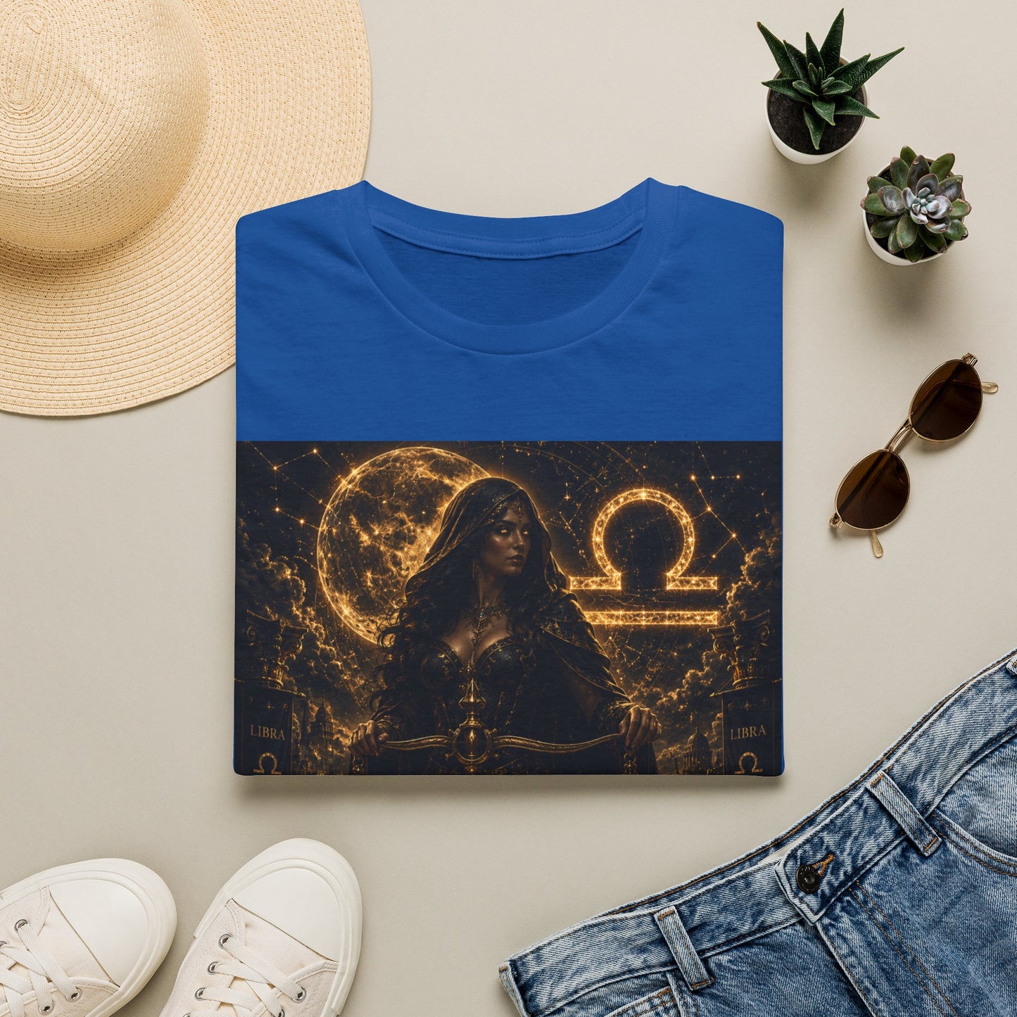 "Camiseta LIBRA – La Guardiana del Equilibrio"