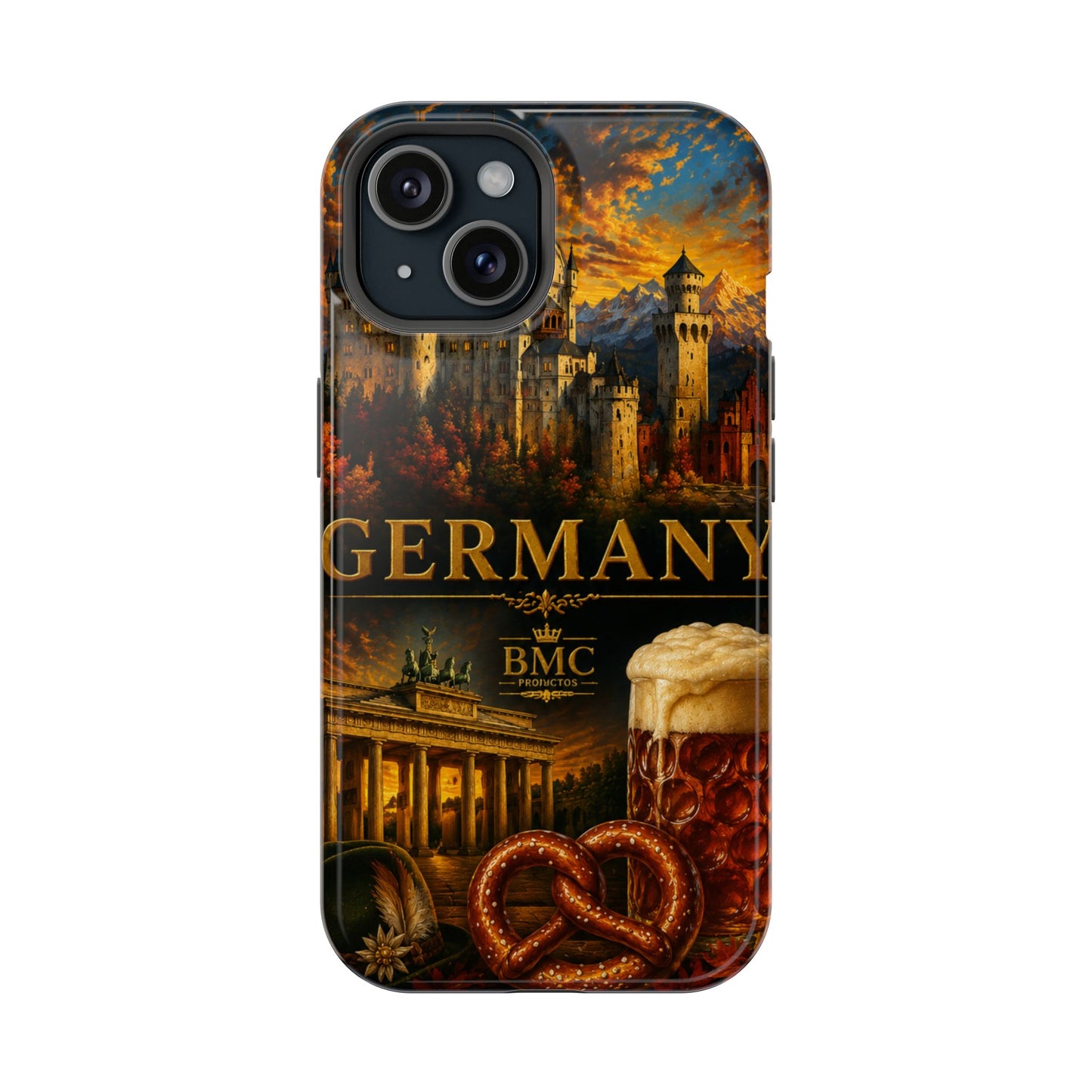 "Funda Magnética Reforzada Alemania: Fortaleza, Historia y Tradición 🎖️🏰🍺"